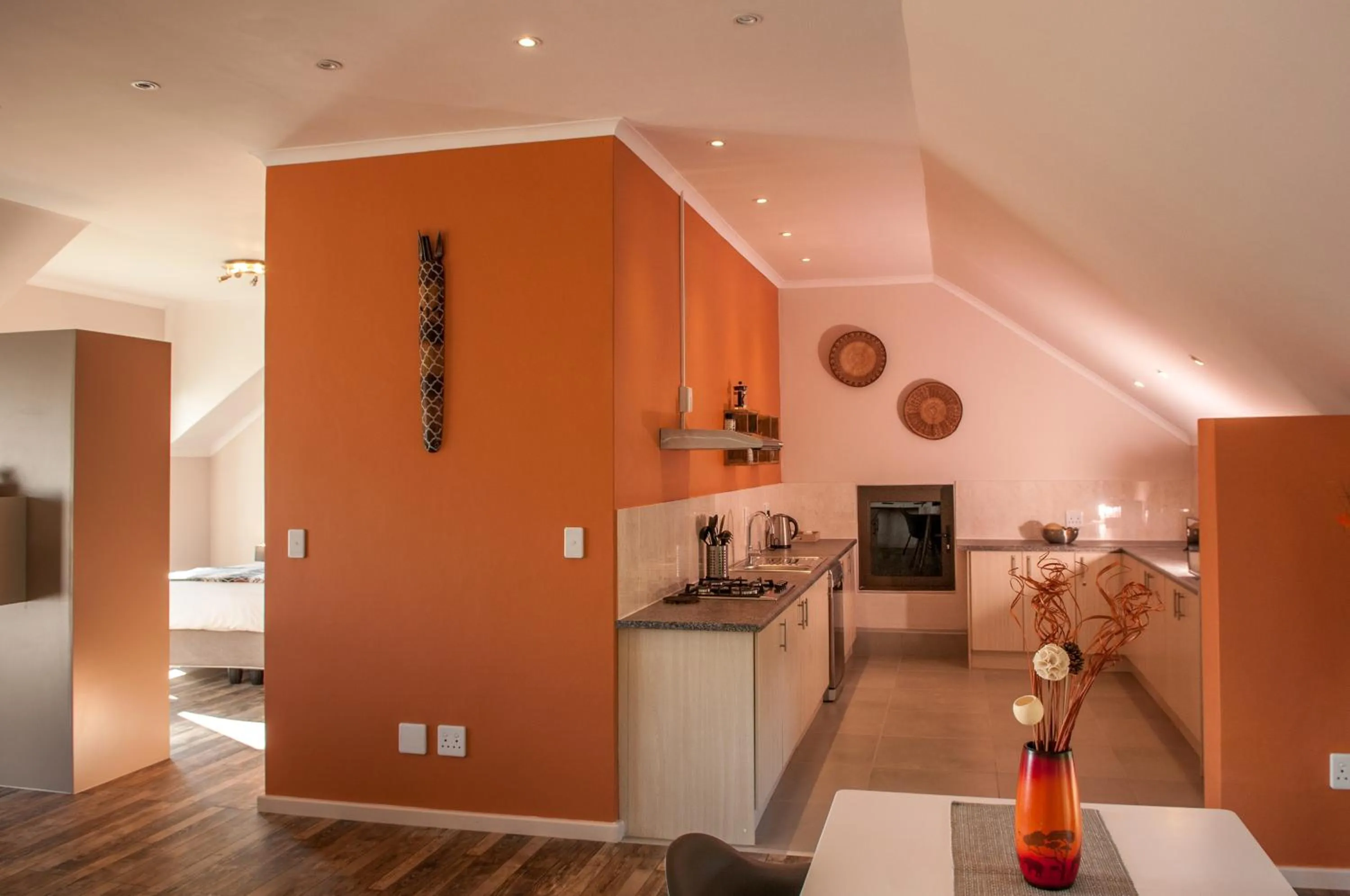 Kitchen or kitchenette in Wind-Rose Guest House