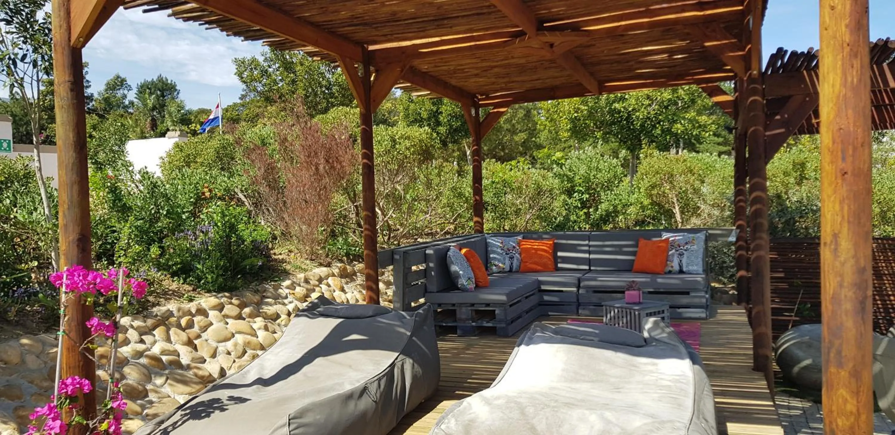 Swimming pool in Wind-Rose Guest House