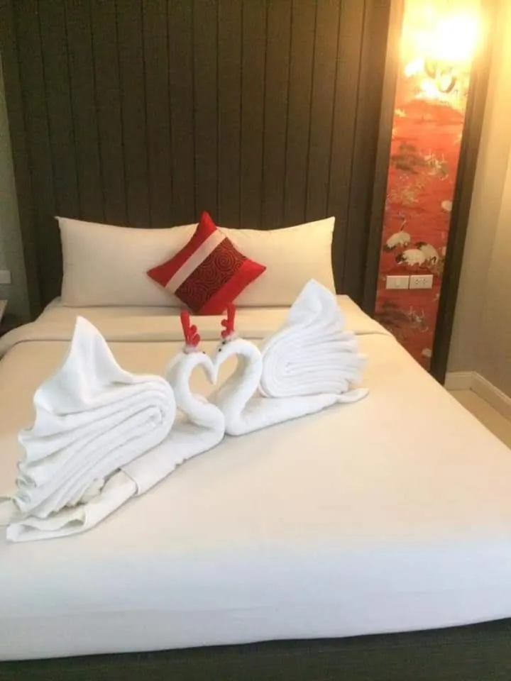 Bed in We World Boutique Haatyai