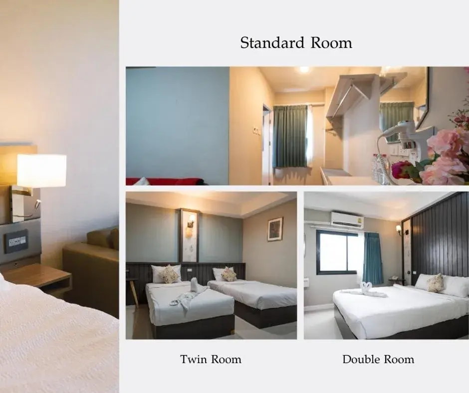 Bed in We World Boutique Haatyai Bed in We World Boutique Haatyai