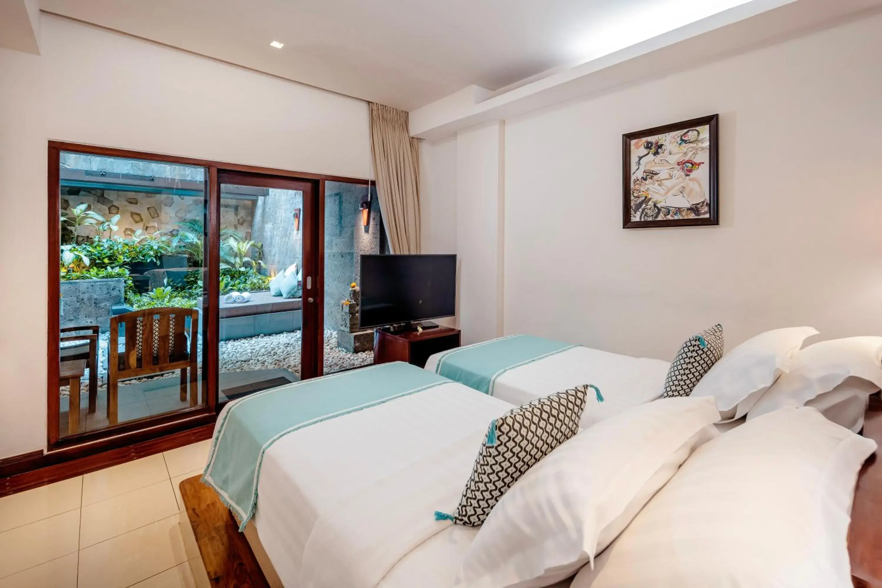 Bedroom, Bed in Bali Mandira Beach Resort & Spa Bedroom, Bed in Bali Mandira Beach Resort & Spa