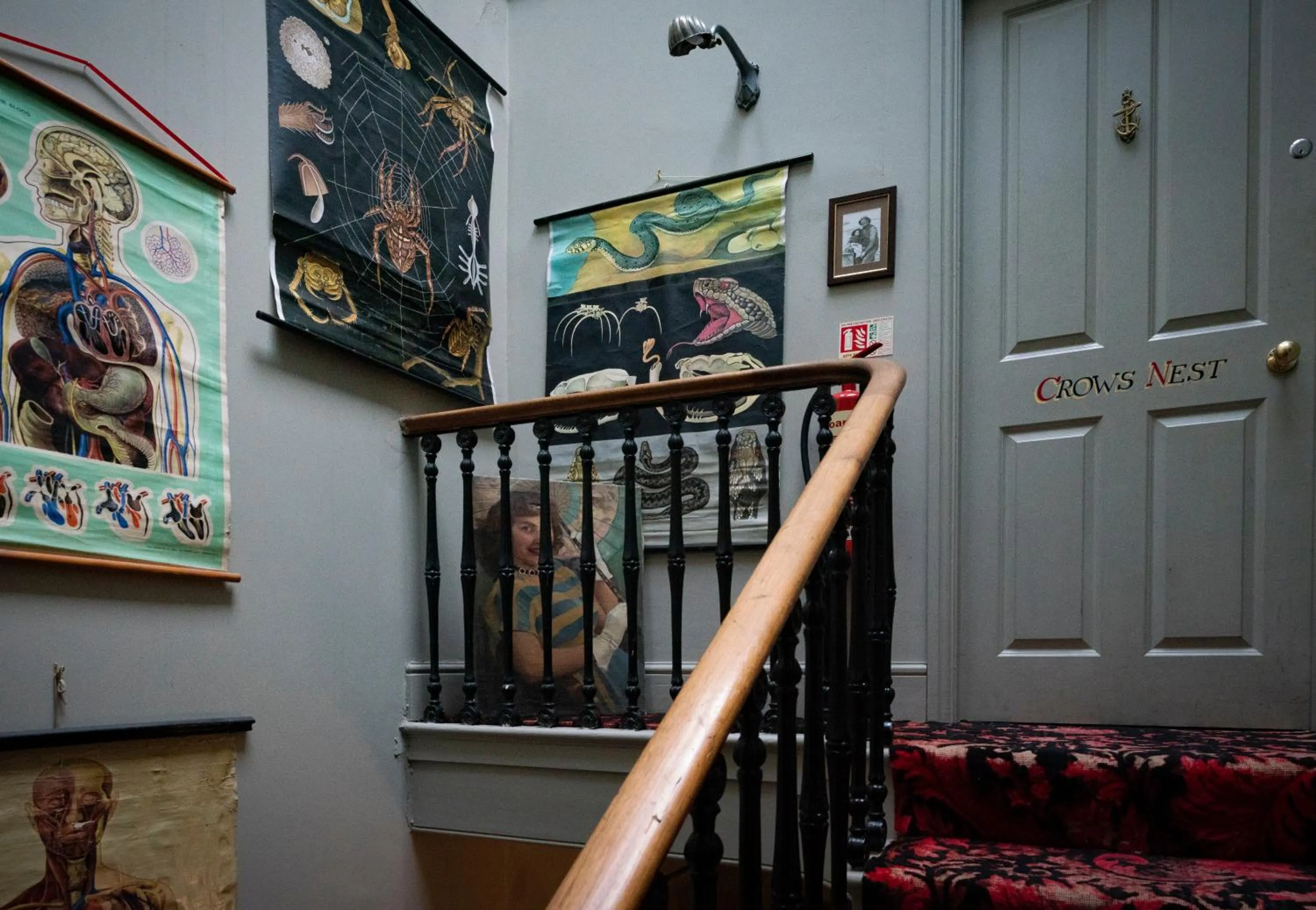 Decorative detail in La Rosa Hotel