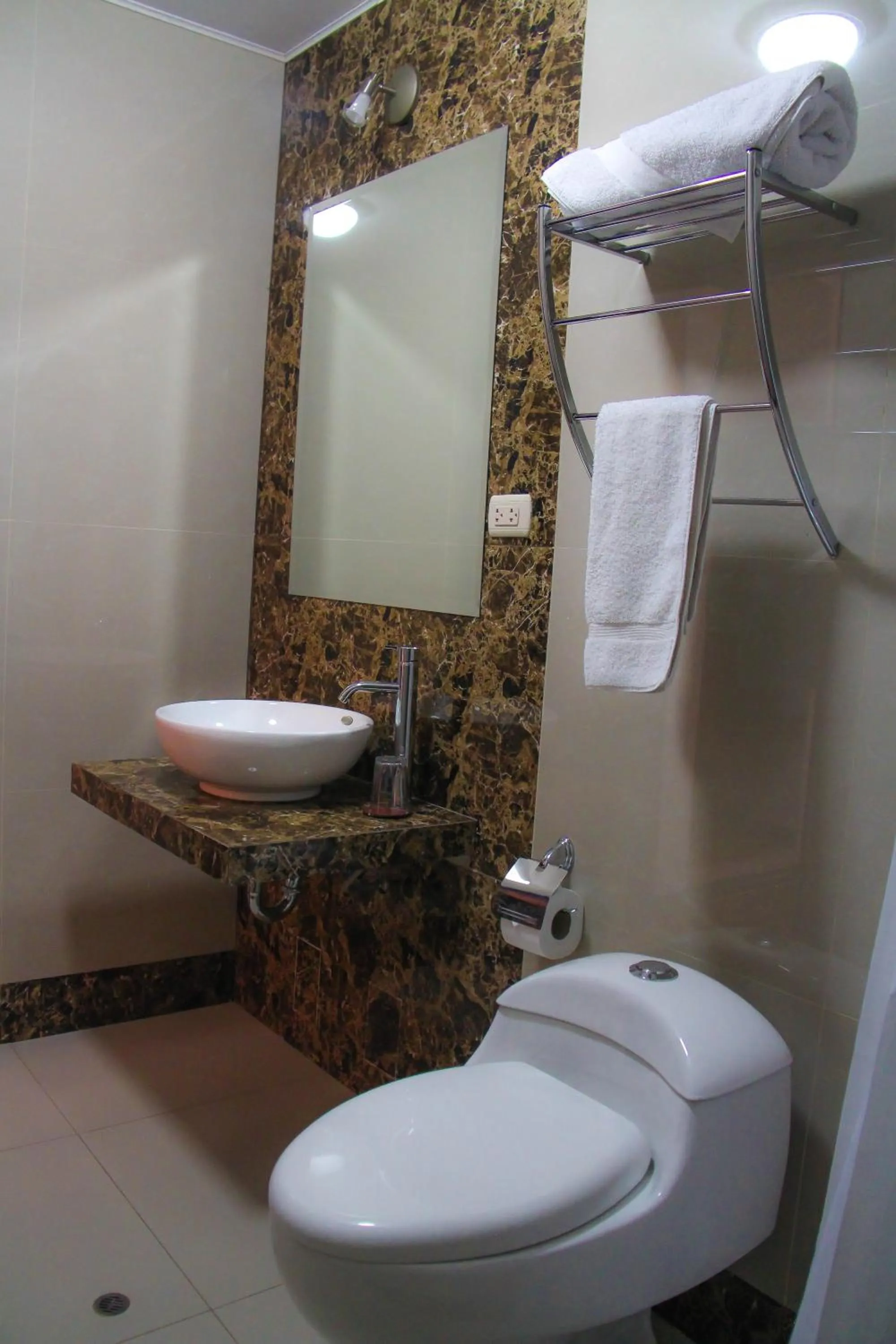 Shower in Hotel Limacpampa