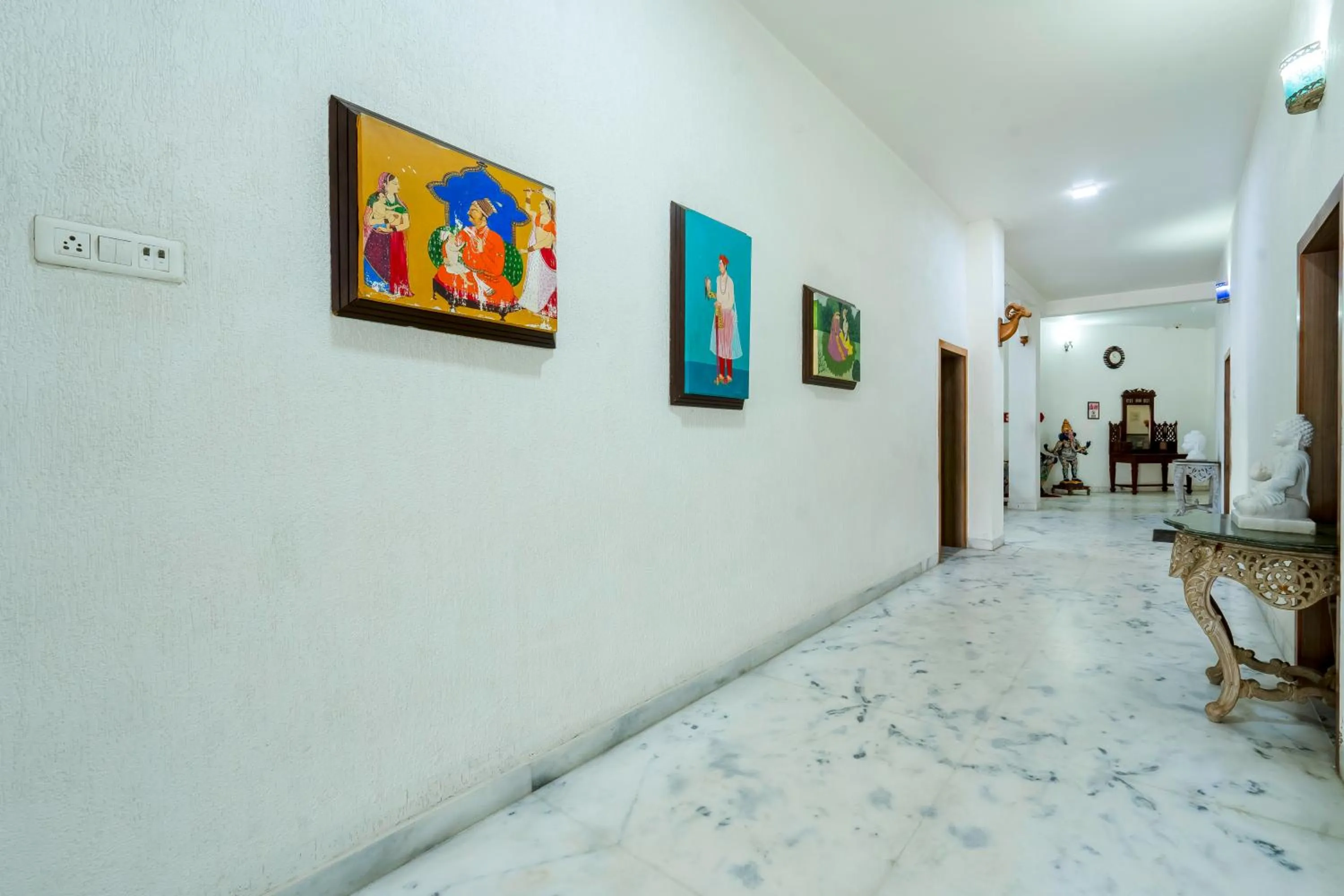 Lobby or reception in Hotel Chandrawati Palace