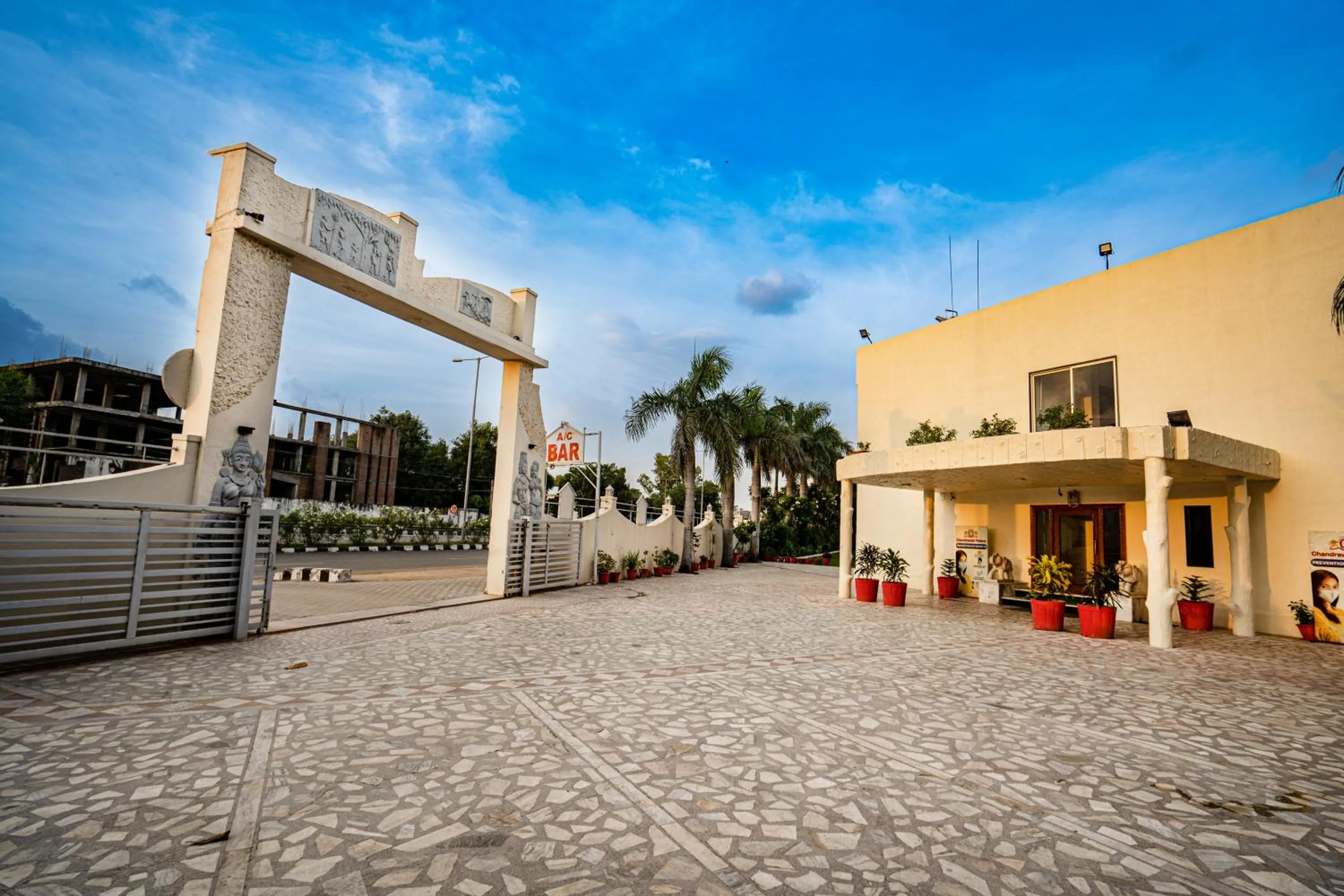 Parking in Hotel Chandrawati Palace