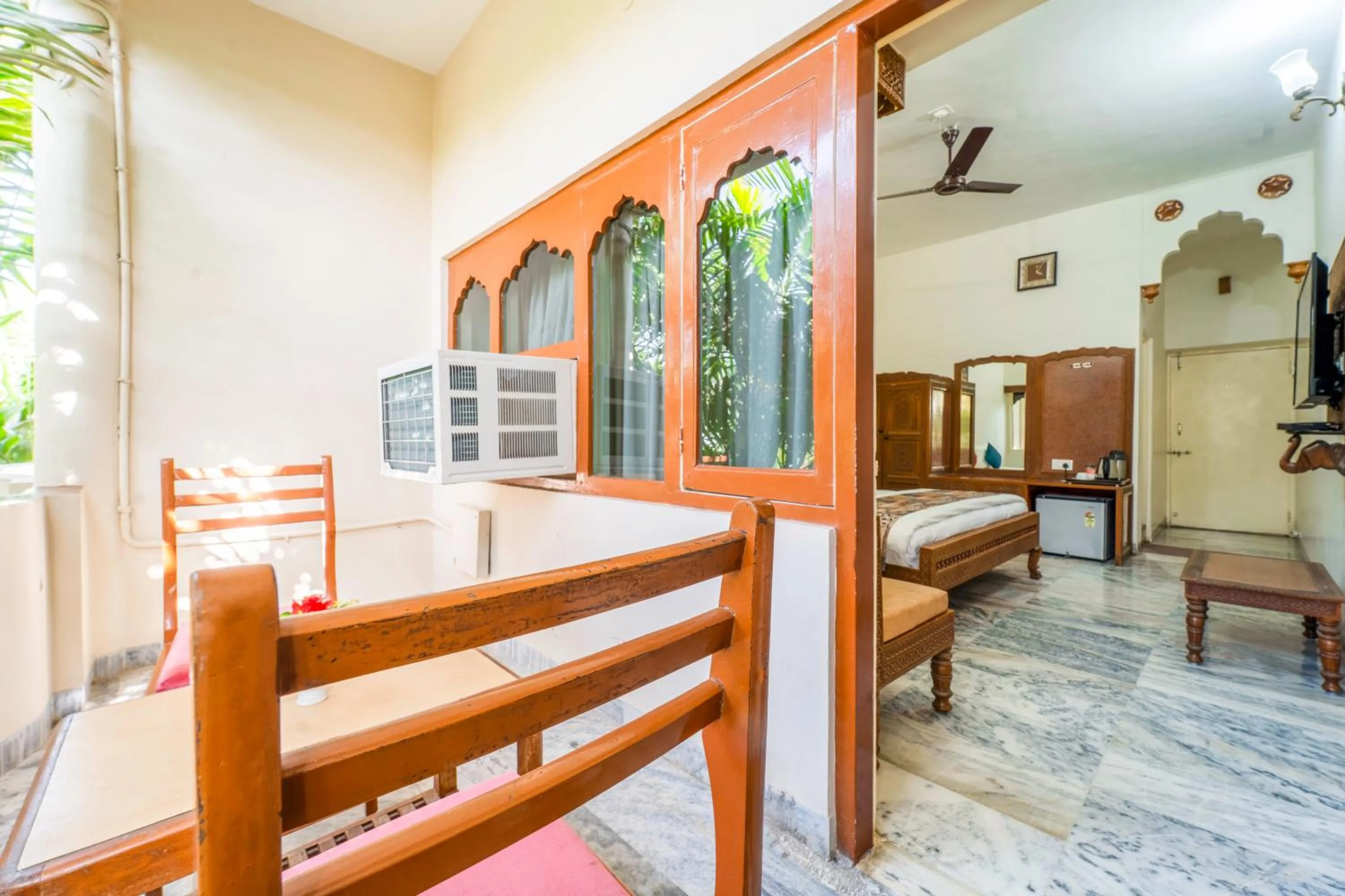 Balcony/Terrace in Hotel Chandrawati Palace