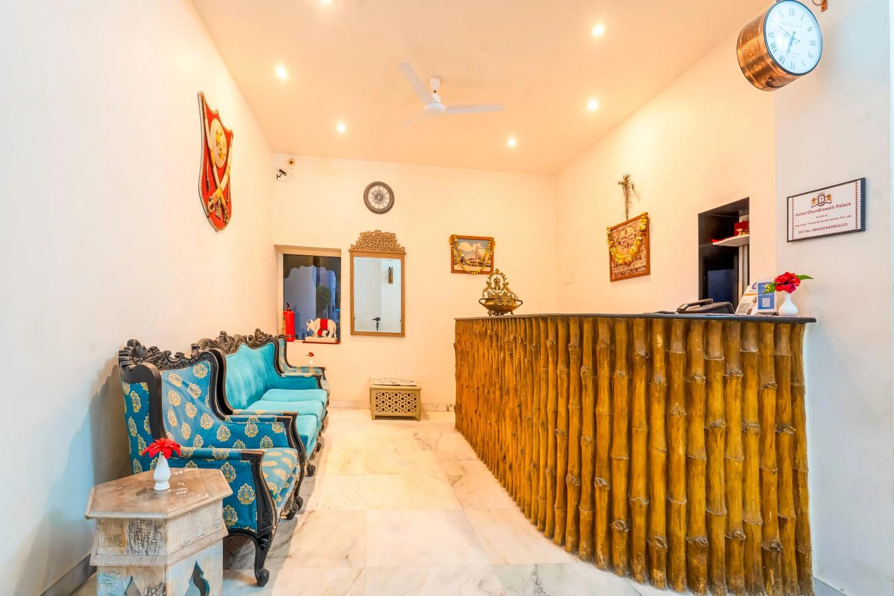 Facade/entrance in Hotel Chandrawati Palace