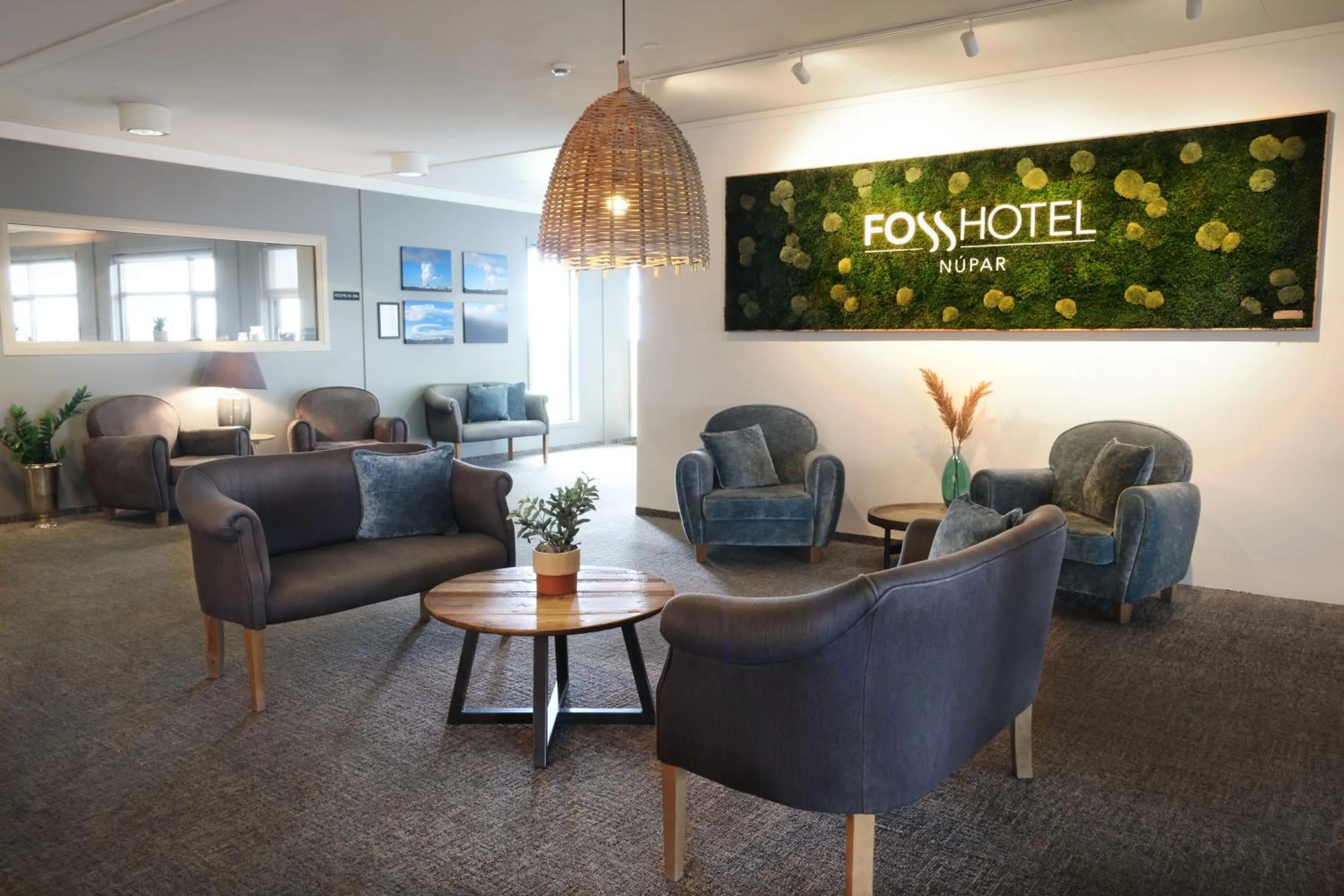 Lobby or reception in Fosshotel Nupar