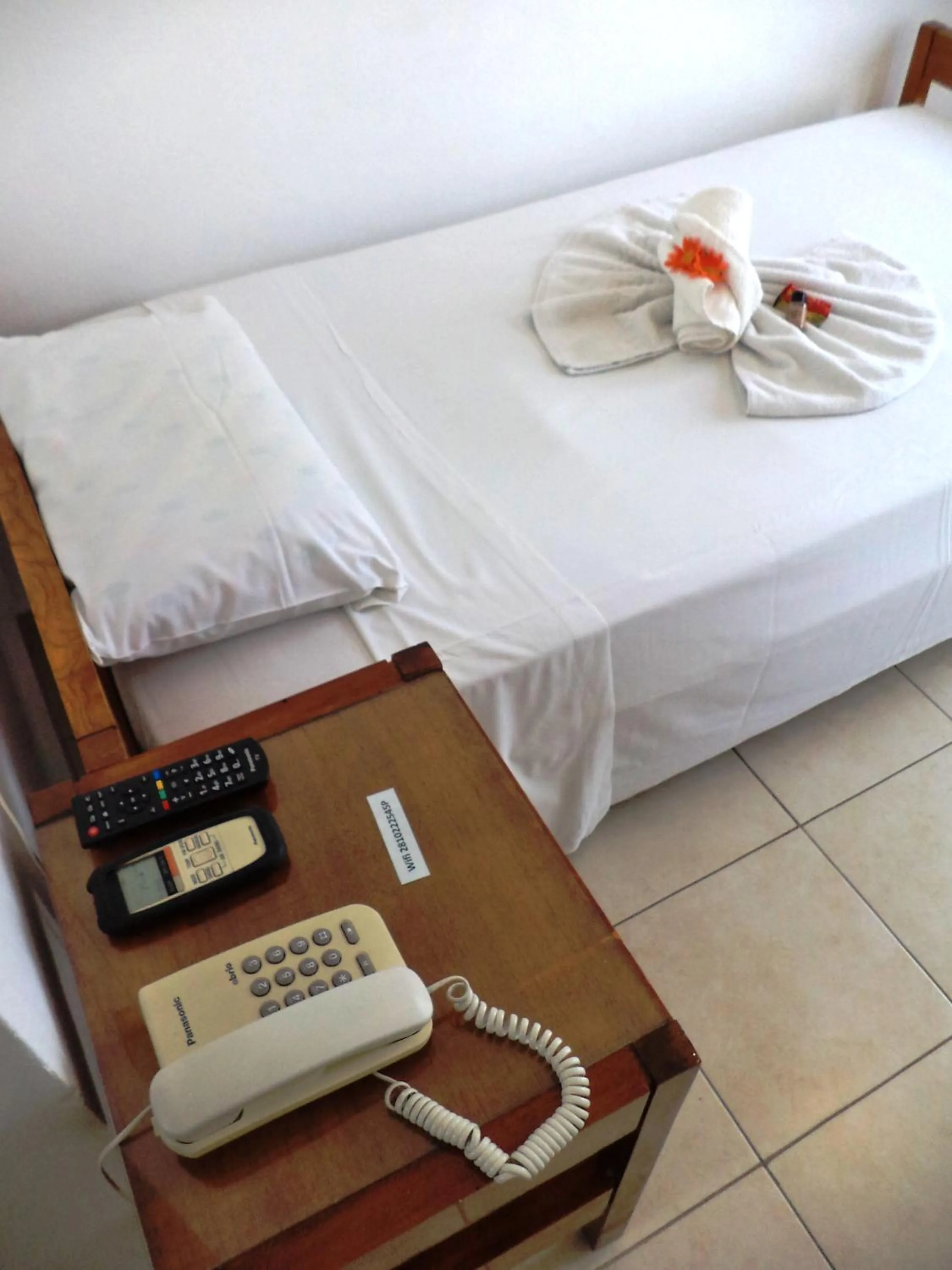 Bed in Poseidon Hotel