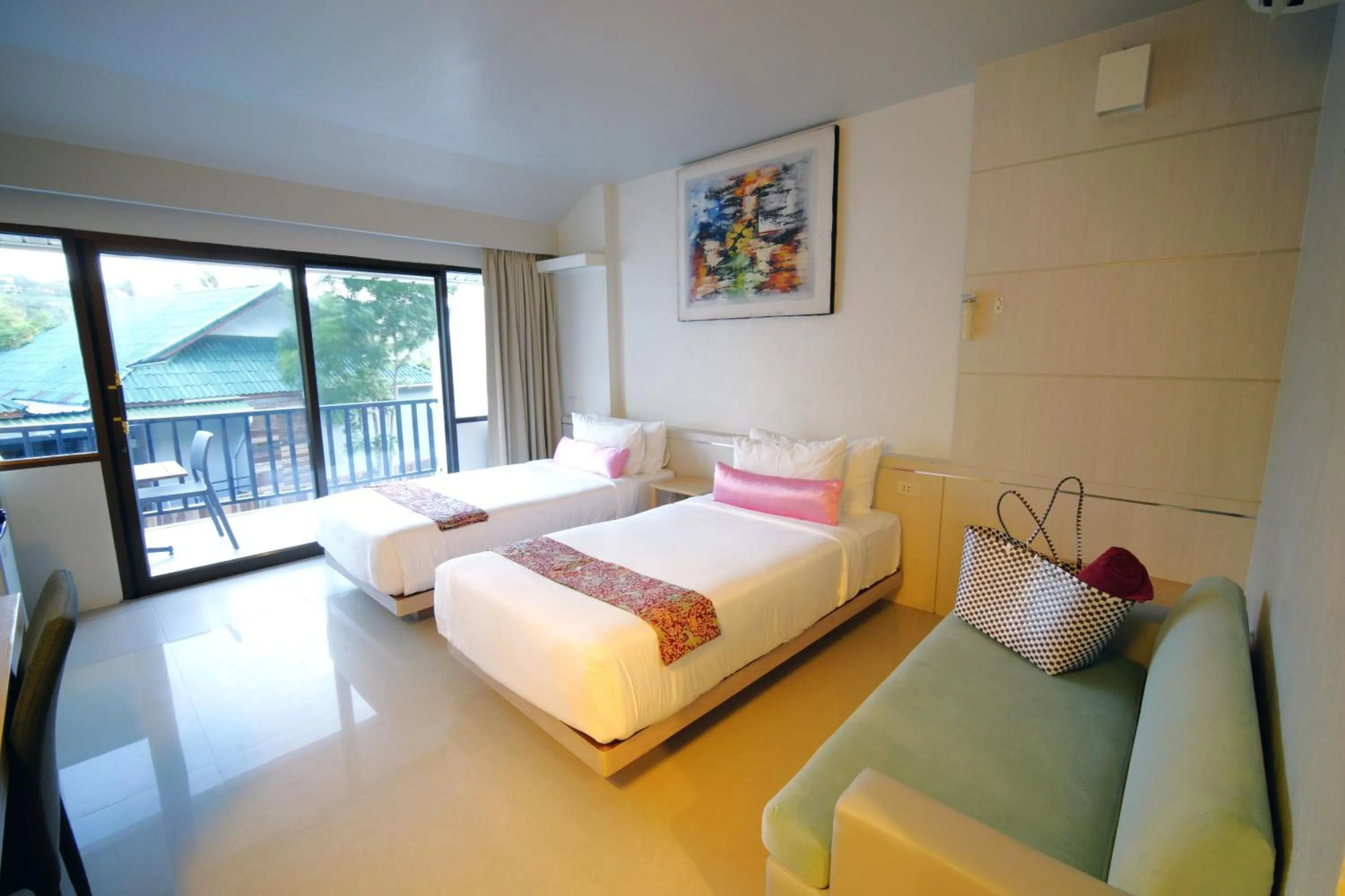 Bed in Villa Cha-Cha Salad Beach Koh Phangan