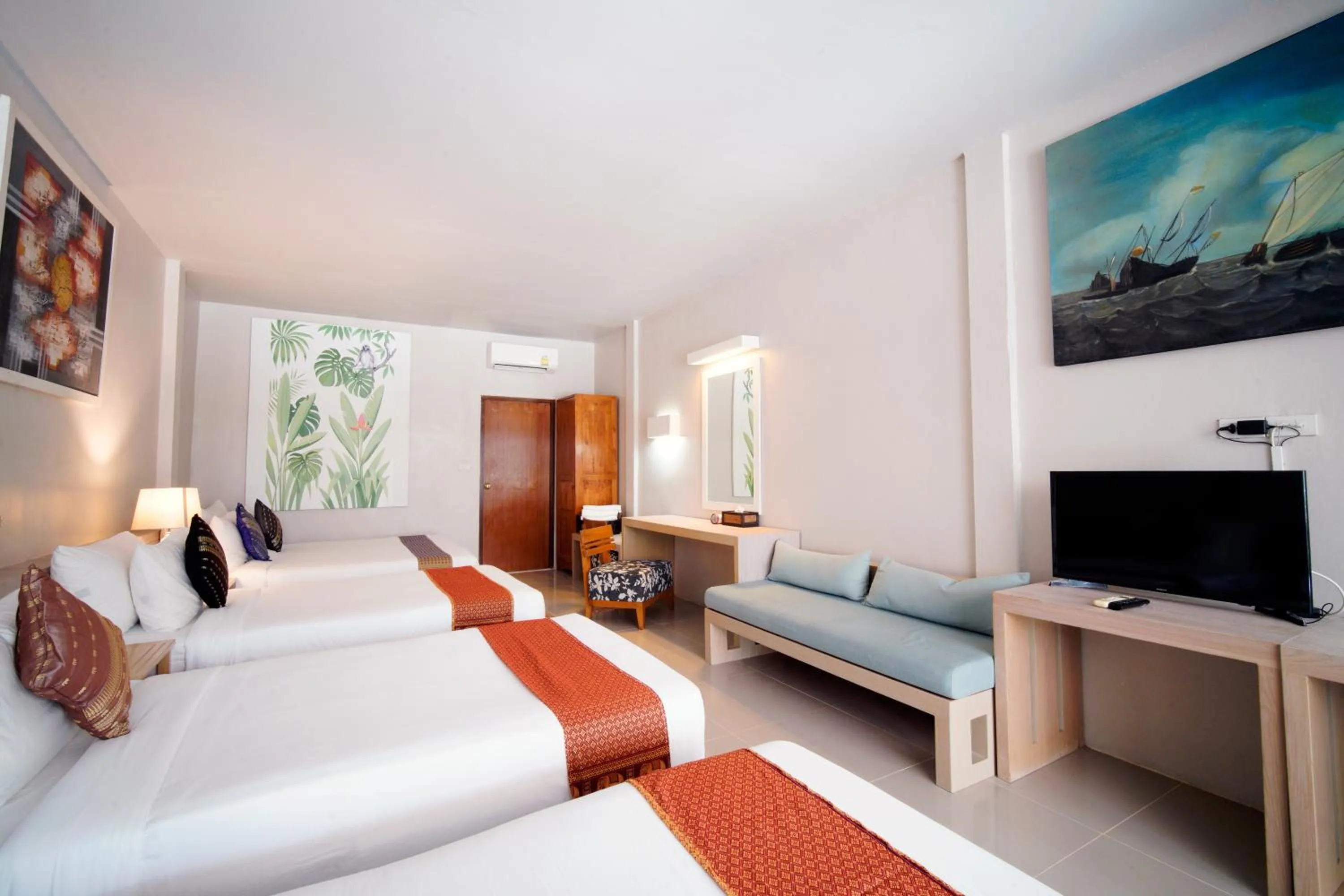 Bed in Villa Cha-Cha Salad Beach Koh Phangan