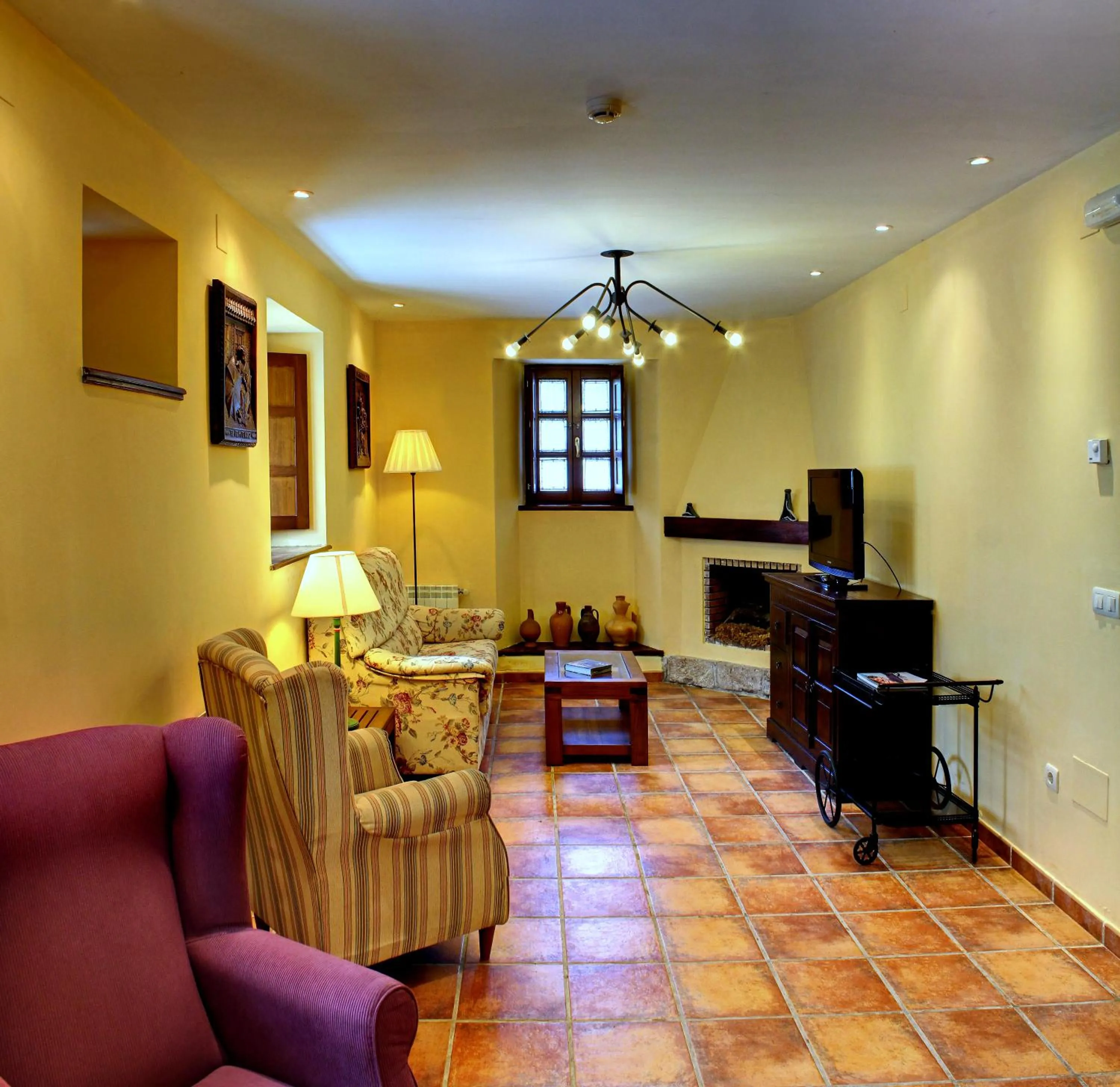 Living room in Hotel Rural Coviella