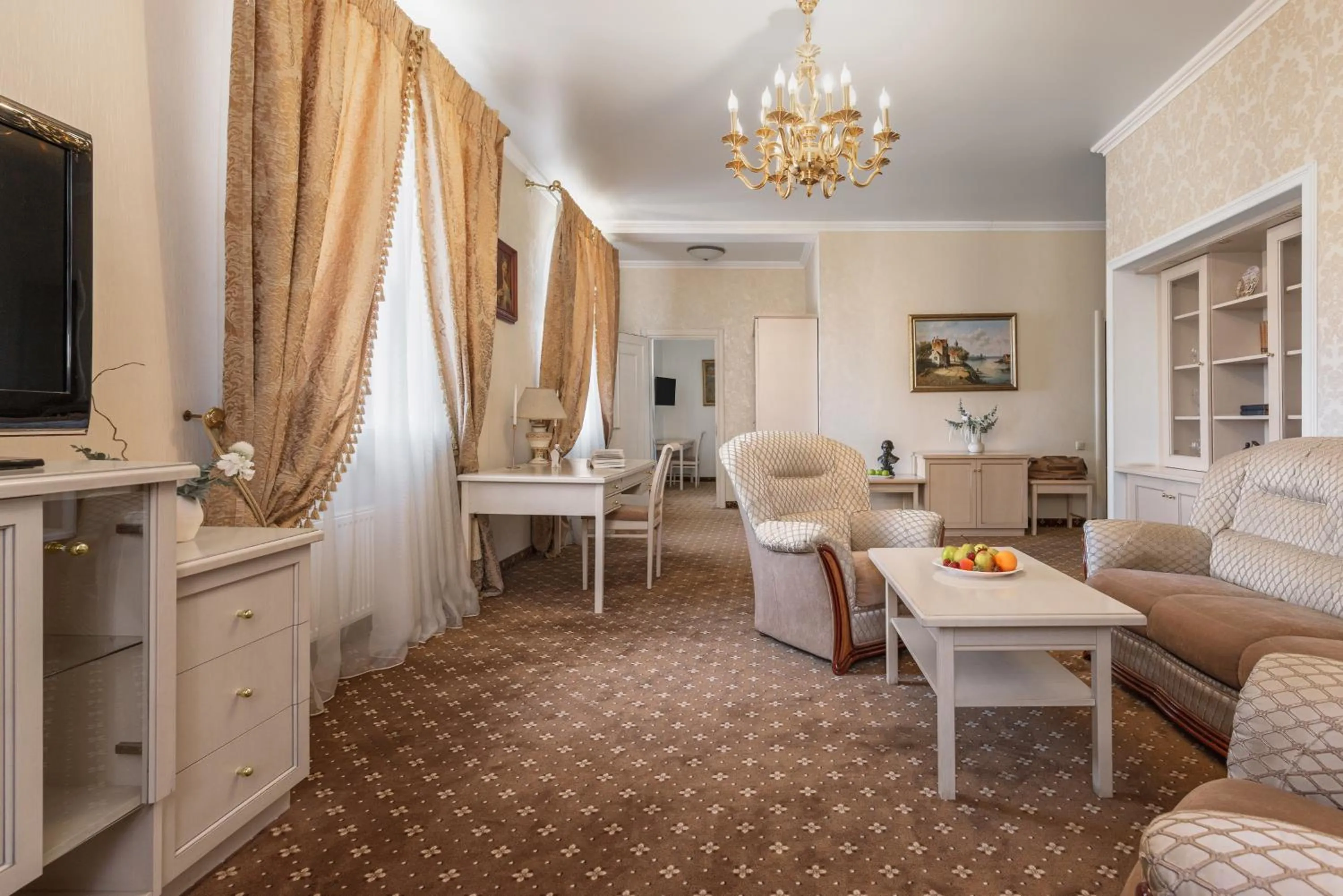 Living room in Mozart Hotel