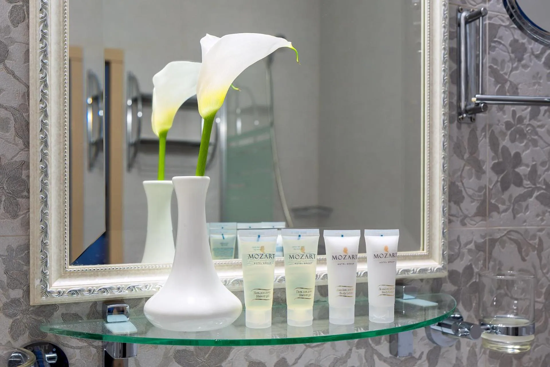 Bathroom in Mozart Hotel