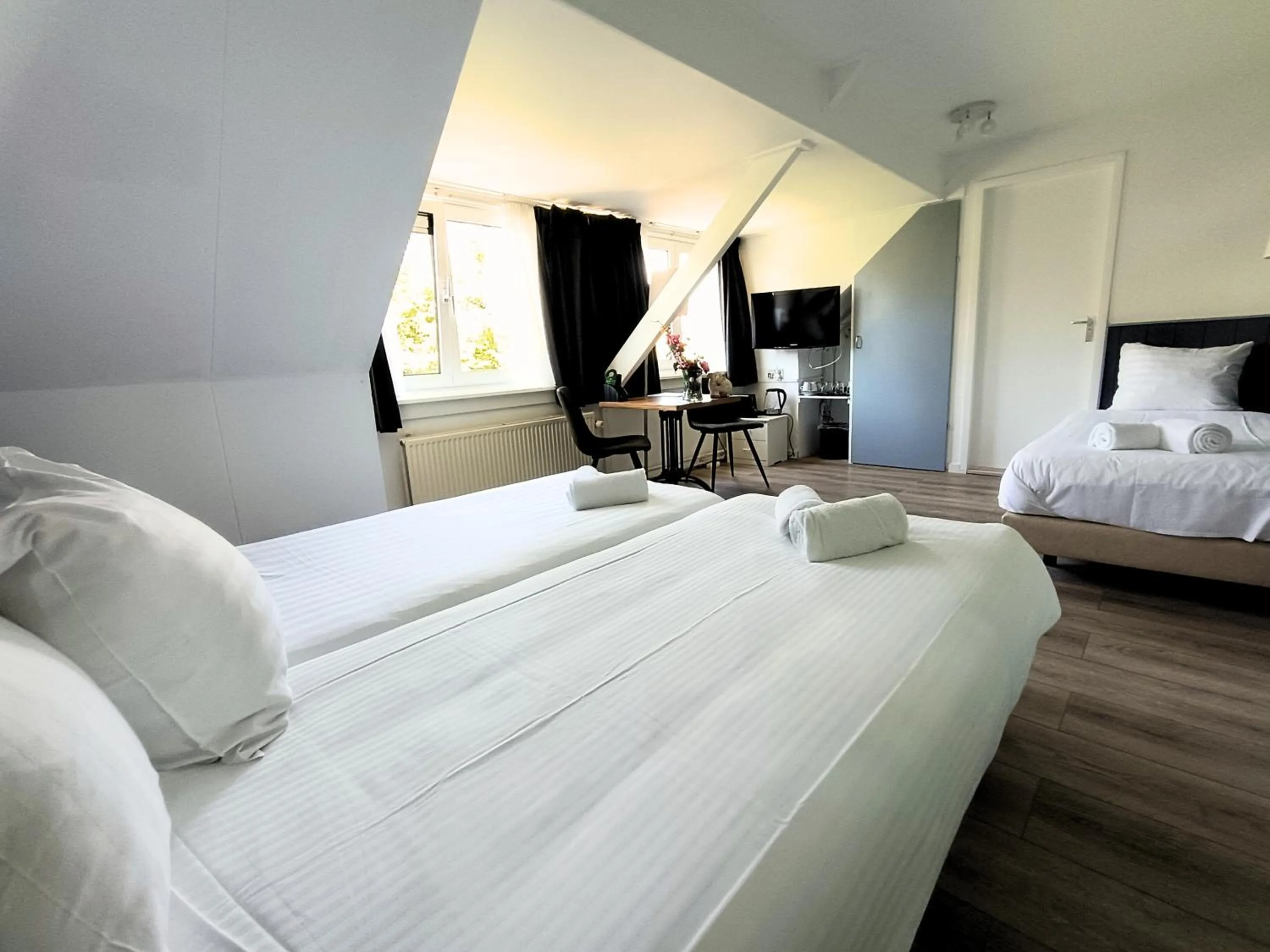 Bedroom, Bed in Hotel Den Burg