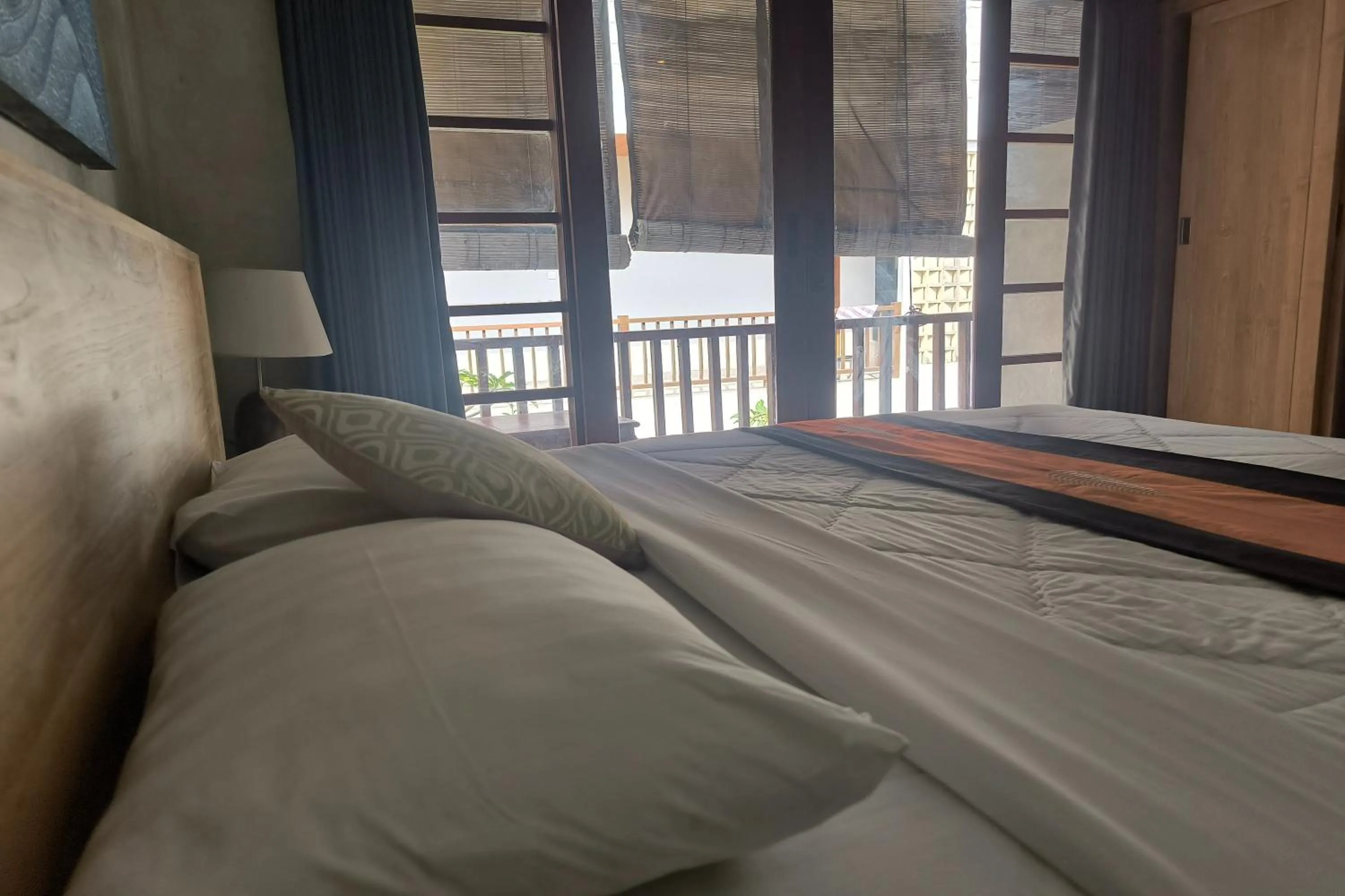 Bed in Bhuana Shanti Homestay Ubud