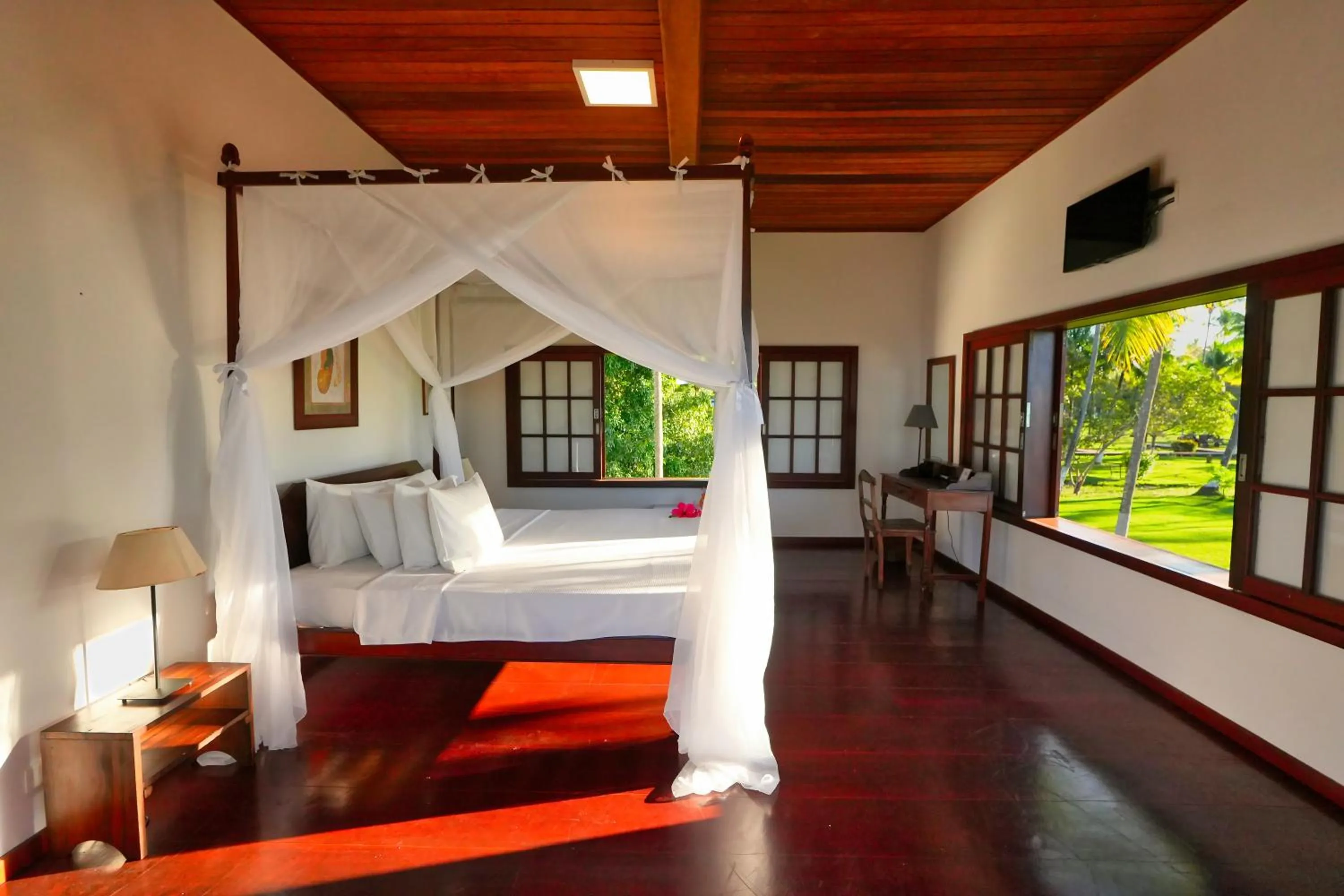 Bed in Pousada Caeira