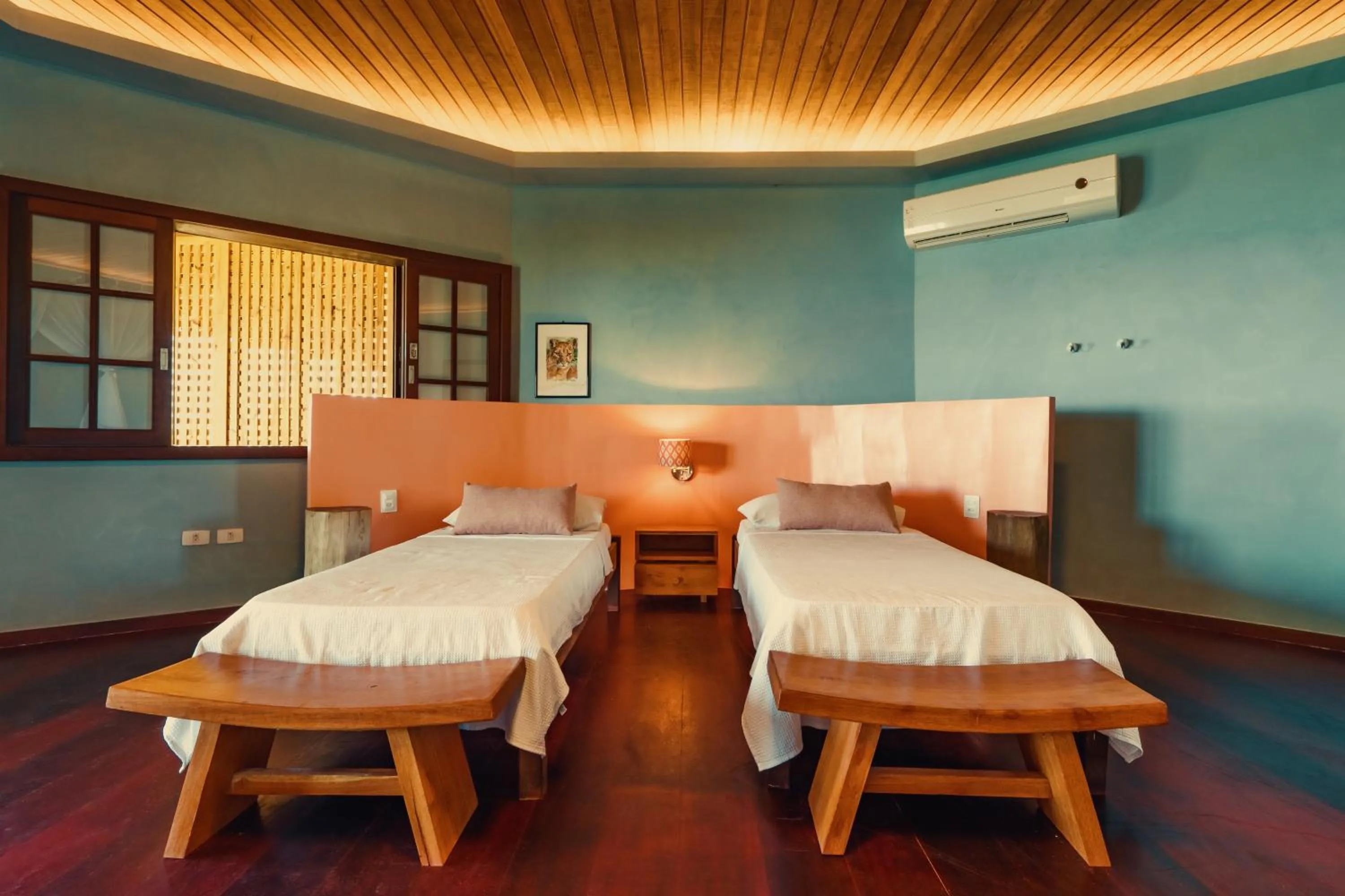 Bed in Pousada Caeira