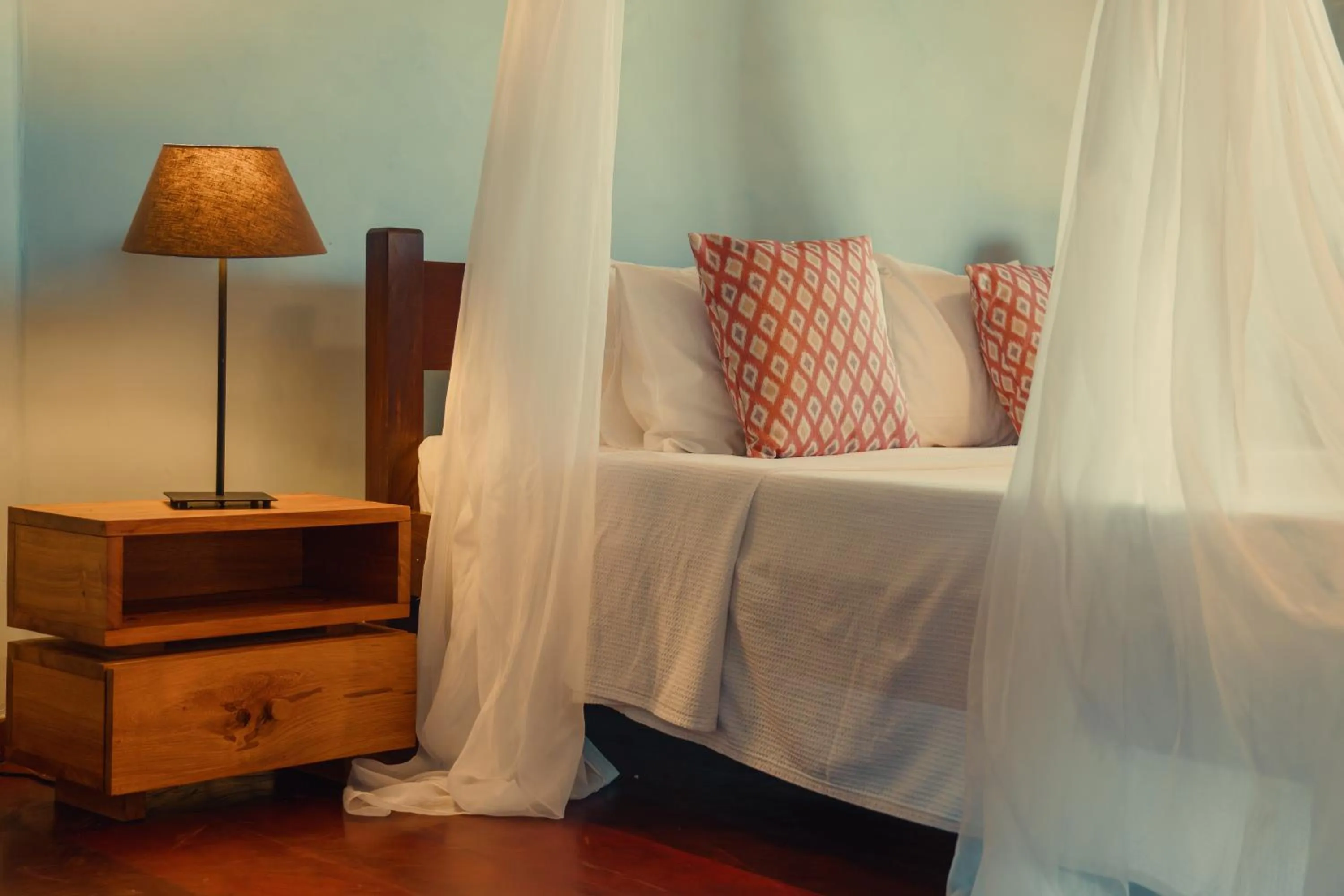 Bed in Pousada Caeira