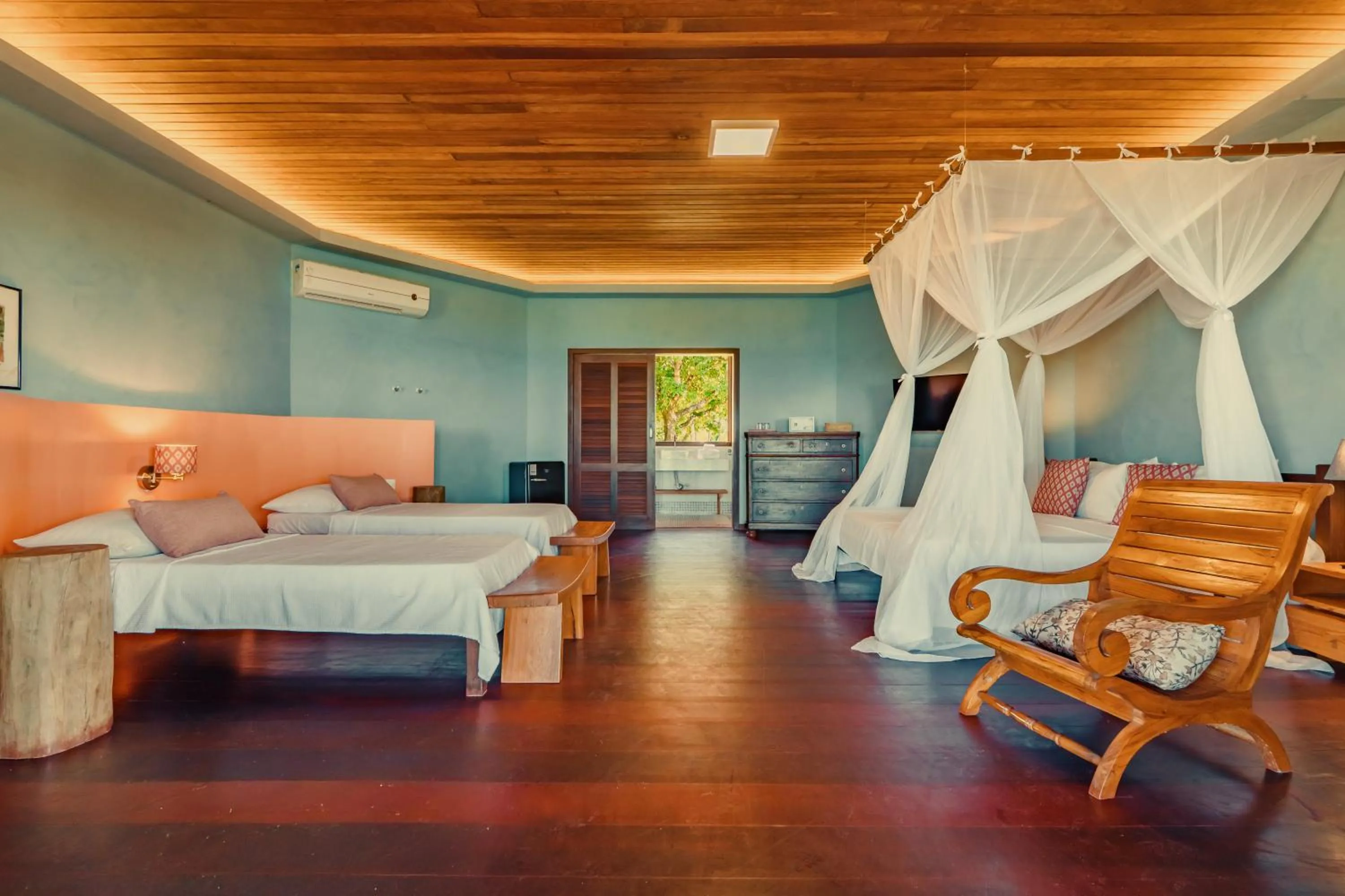 Bed in Pousada Caeira