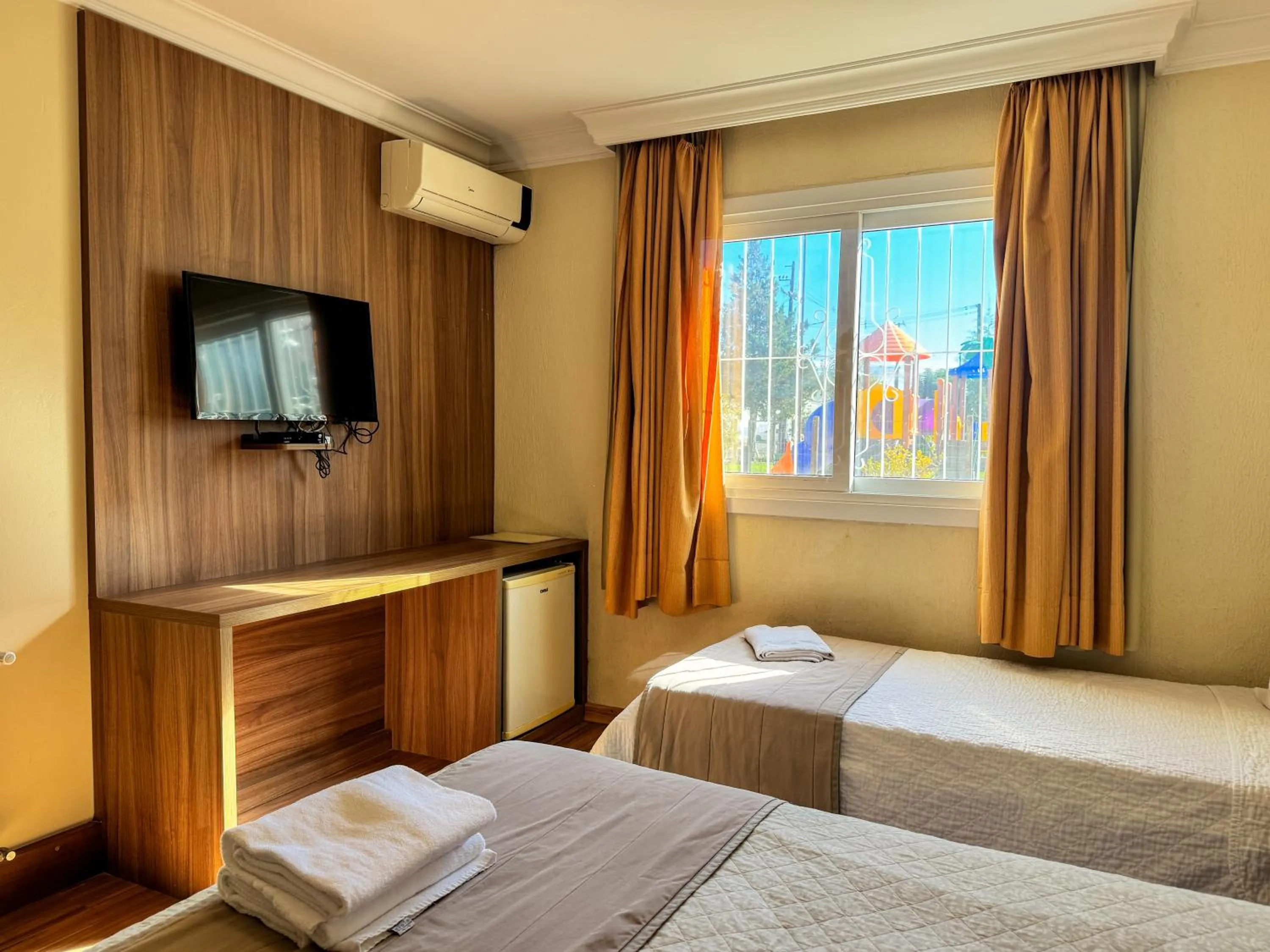 Bed in Pousada Serra Valle