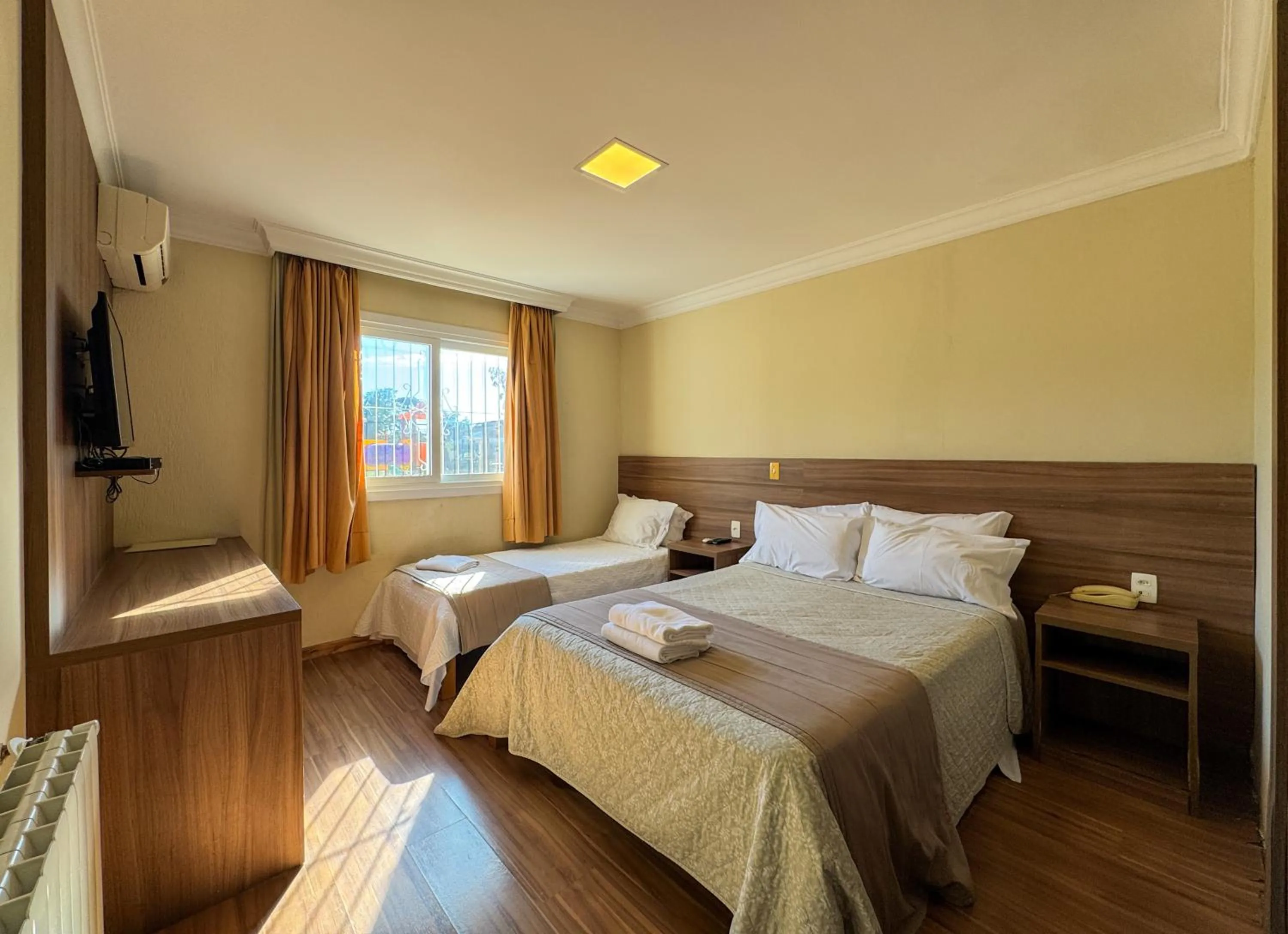 Bed in Pousada Serra Valle