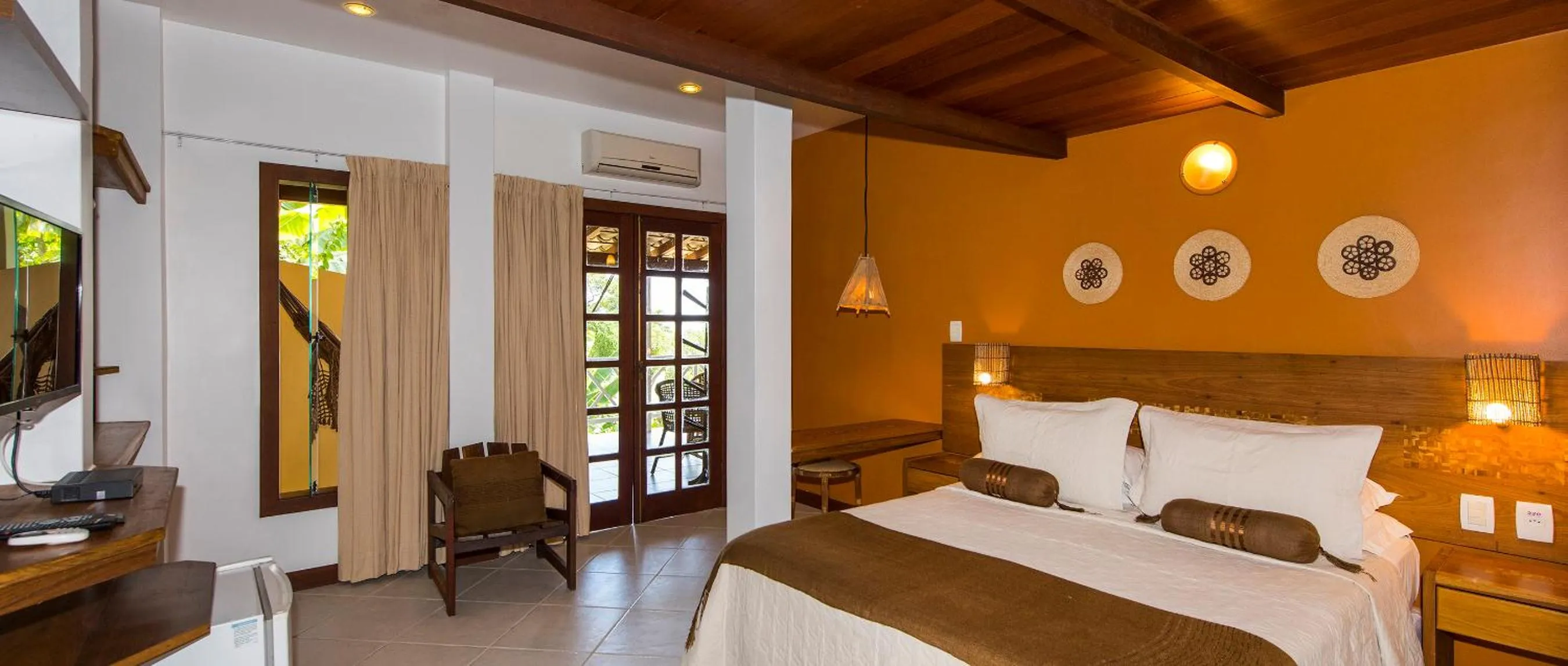 Bedroom, Bed in Passárgada Pousada