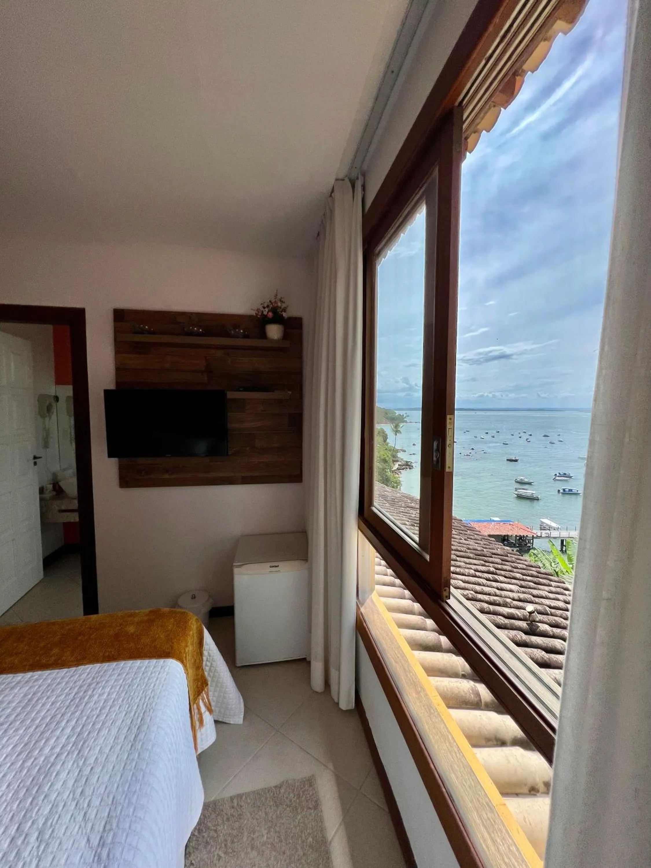 Sea view, Bed in Passárgada Pousada