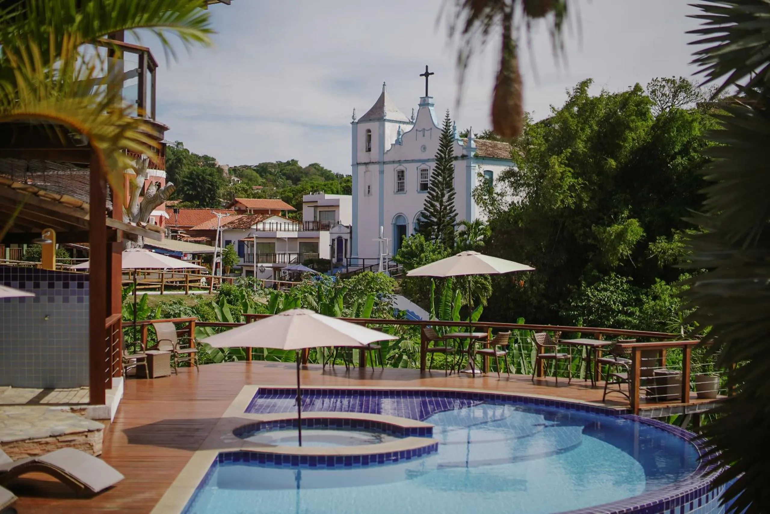 Swimming pool in Passárgada Pousada