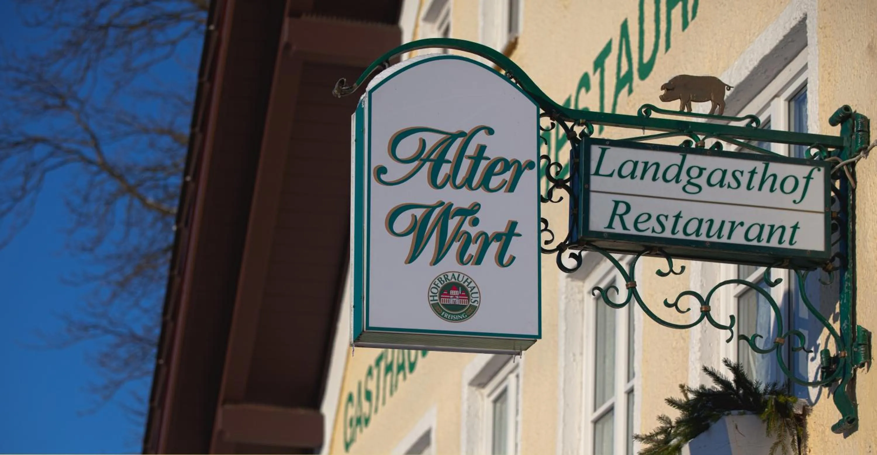 Property logo or sign in Hotel Alter Wirt
