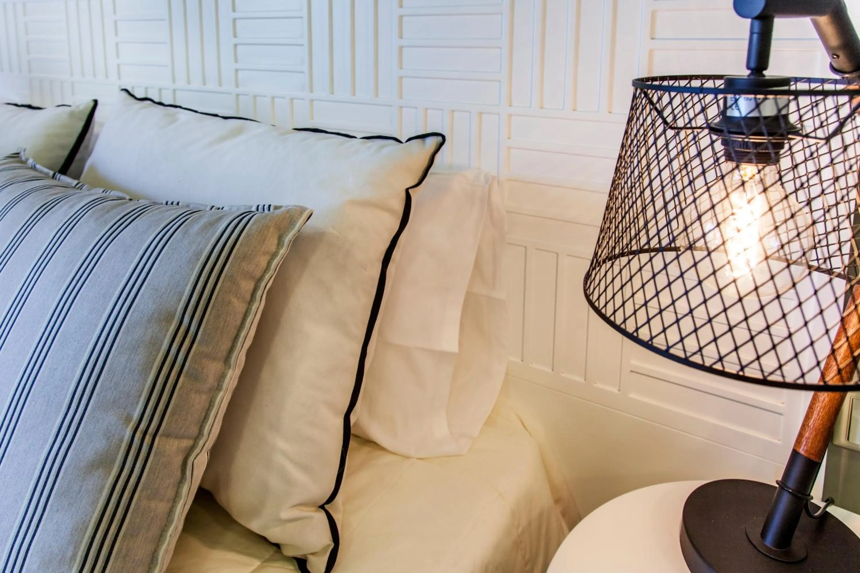 Bed in Candia Studios & Rooms