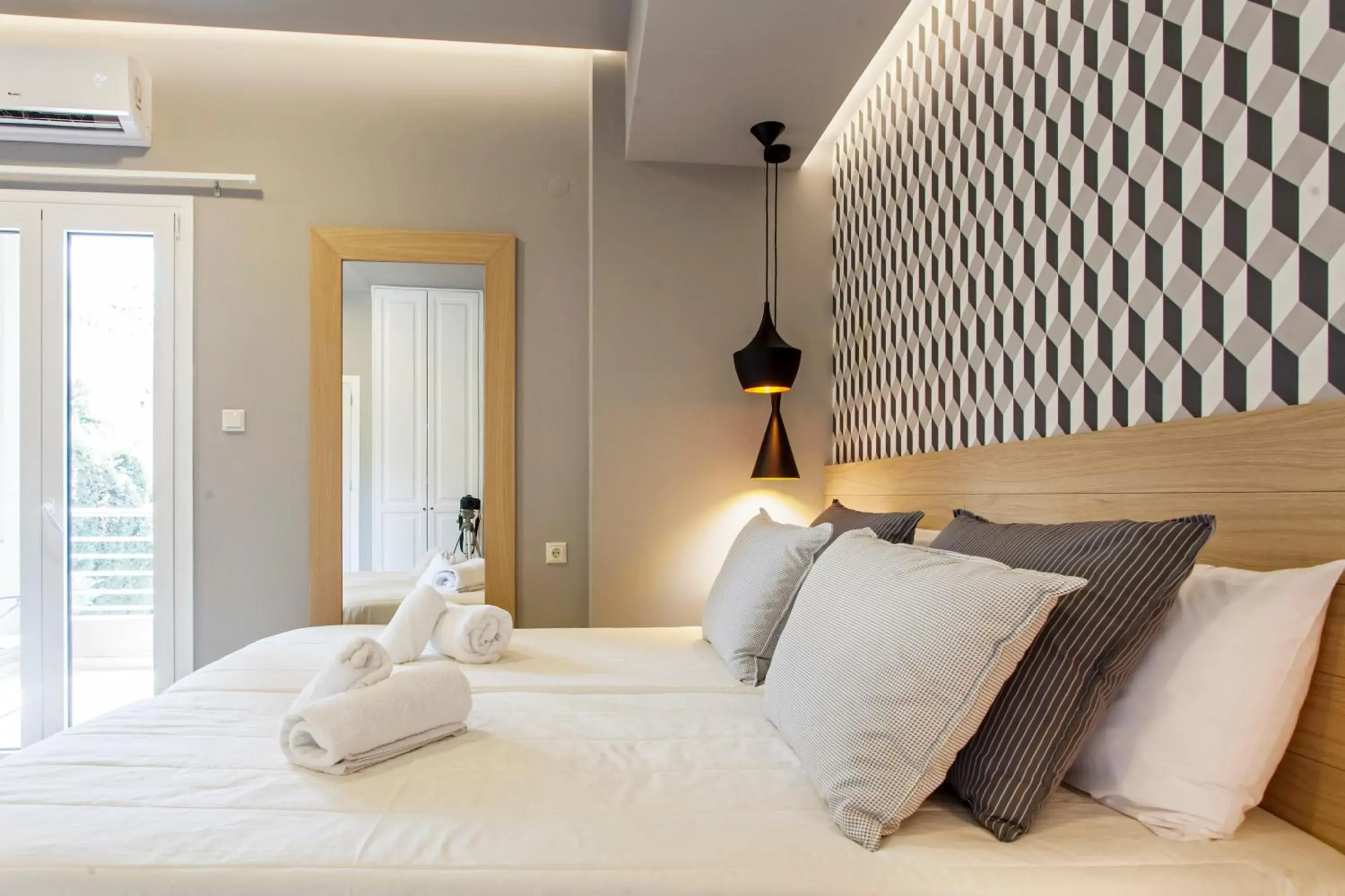 Bed in Candia Studios & Rooms Bed in Candia Studios & Rooms