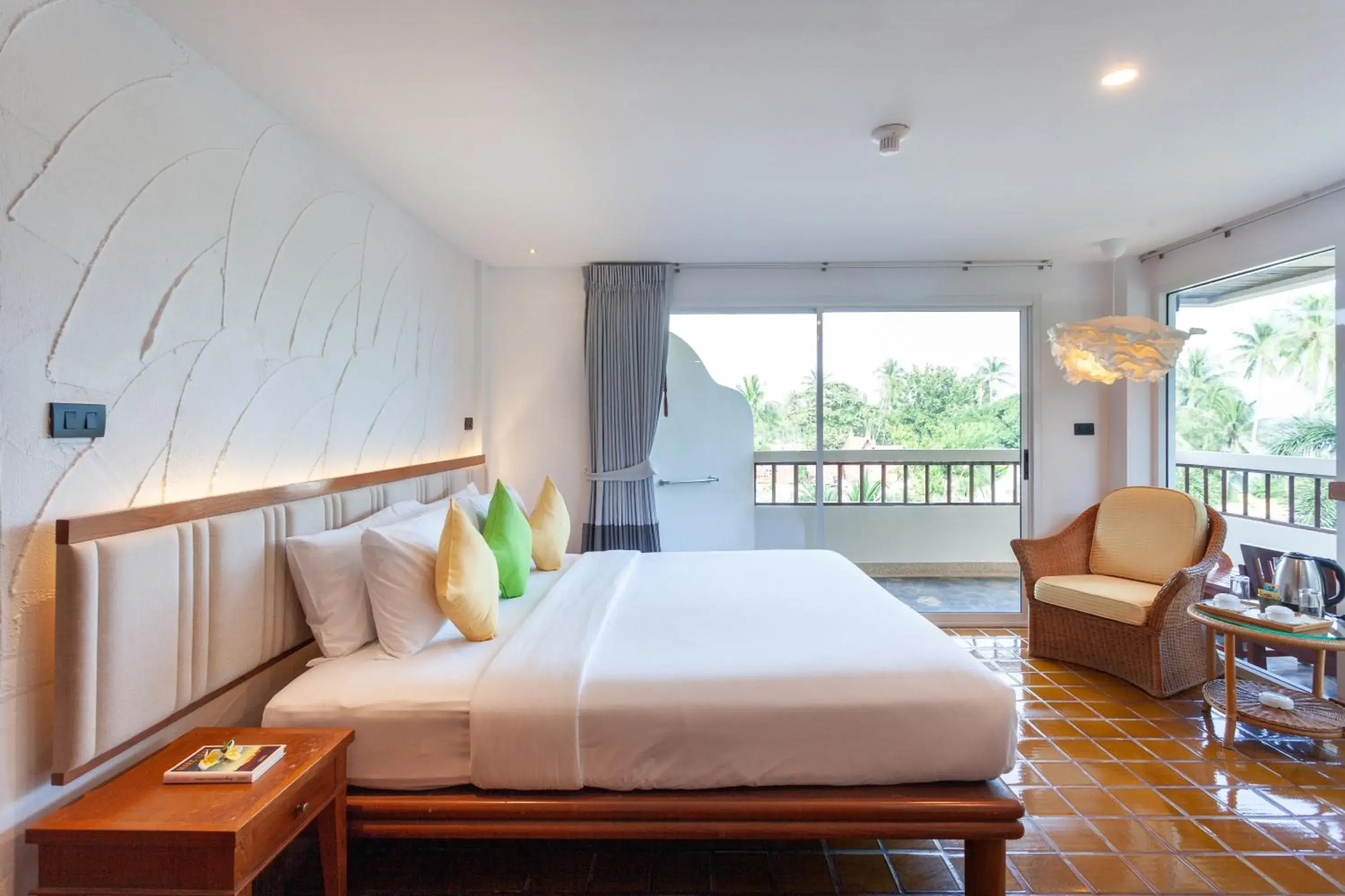 Bed in Samui Natien Resort Bed in Samui Natien Resort