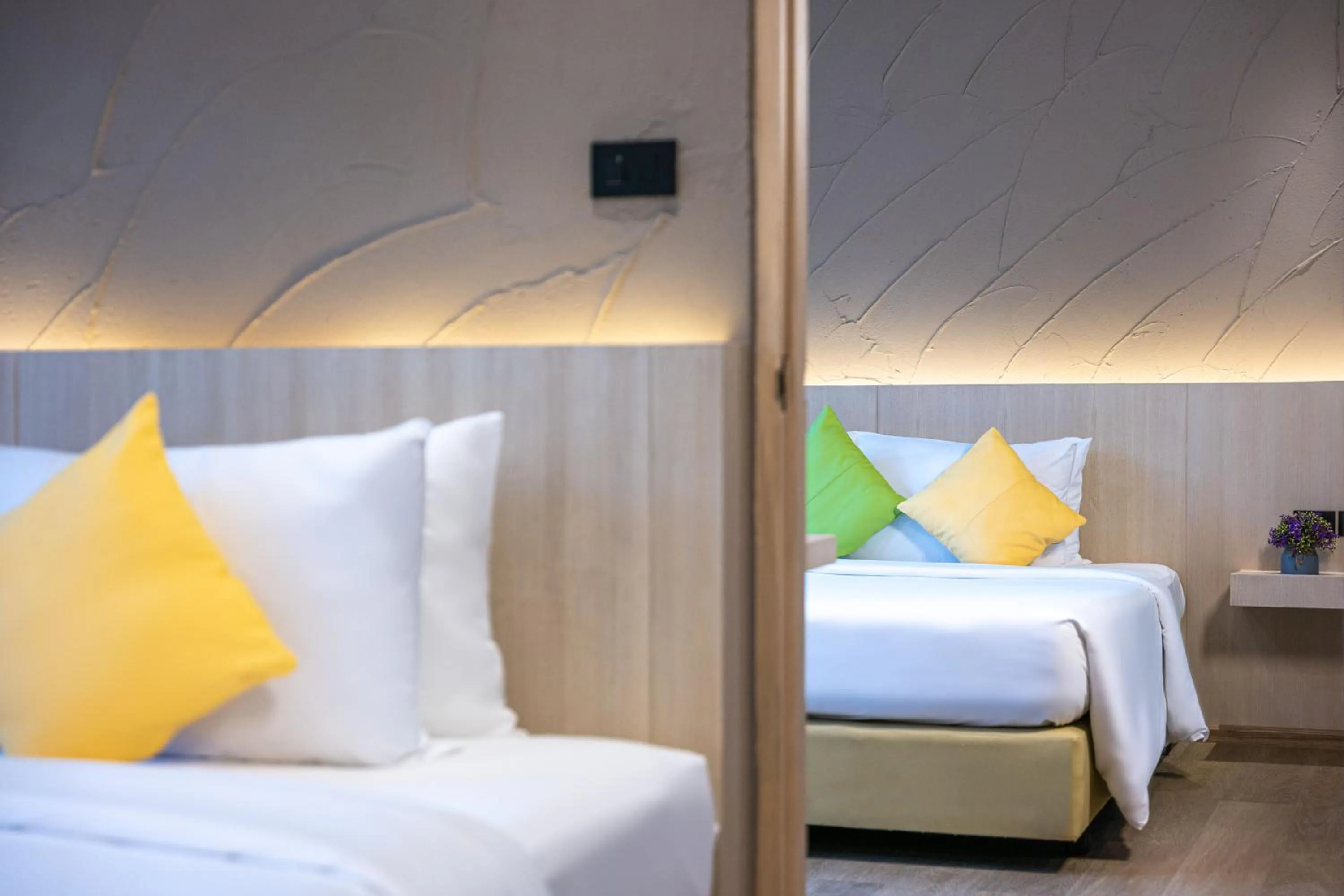 Bed in Samui Natien Resort