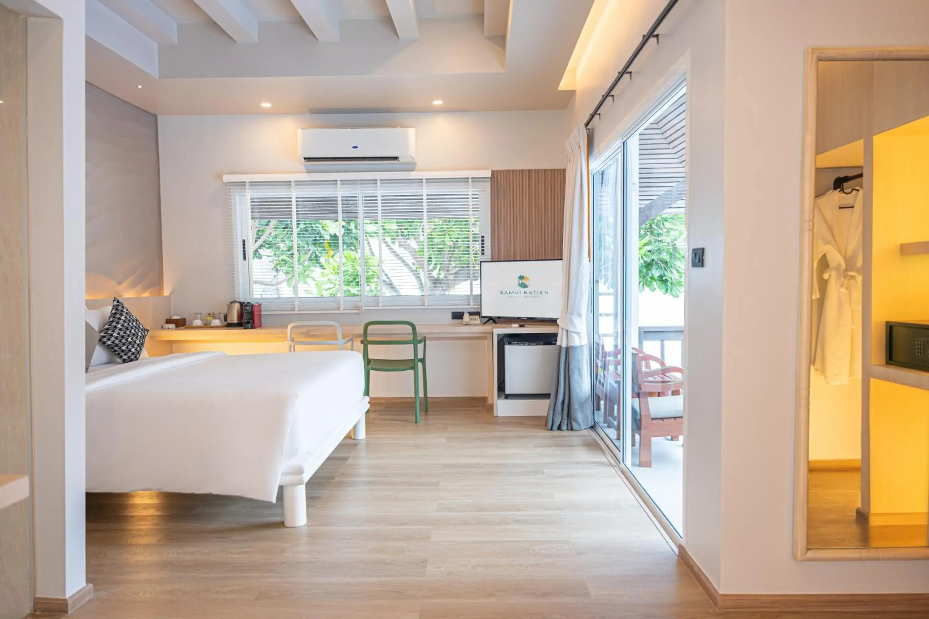 Bedroom, Bed in Samui Natien Resort Bedroom, Bed in Samui Natien Resort