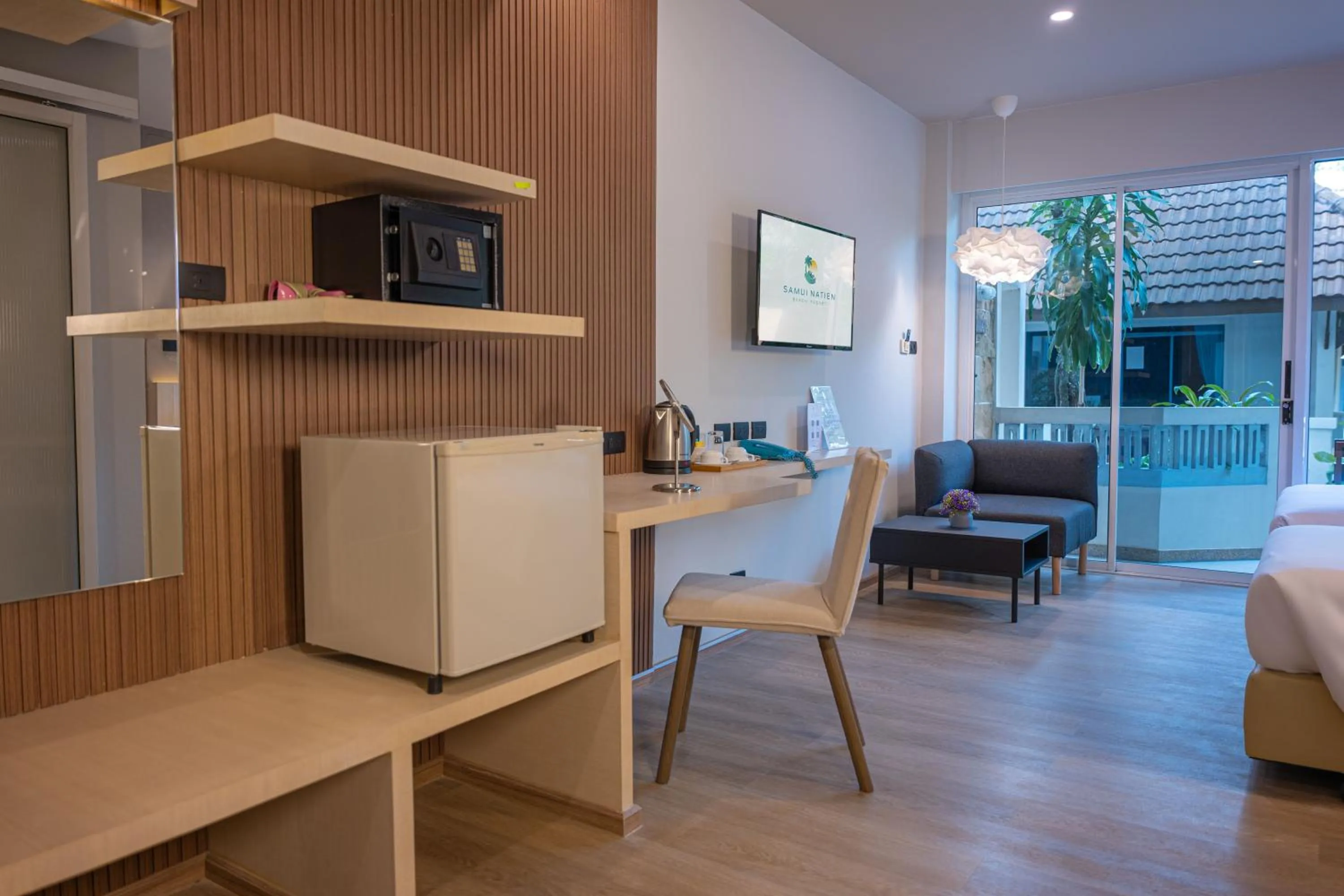 Bed in Samui Natien Resort