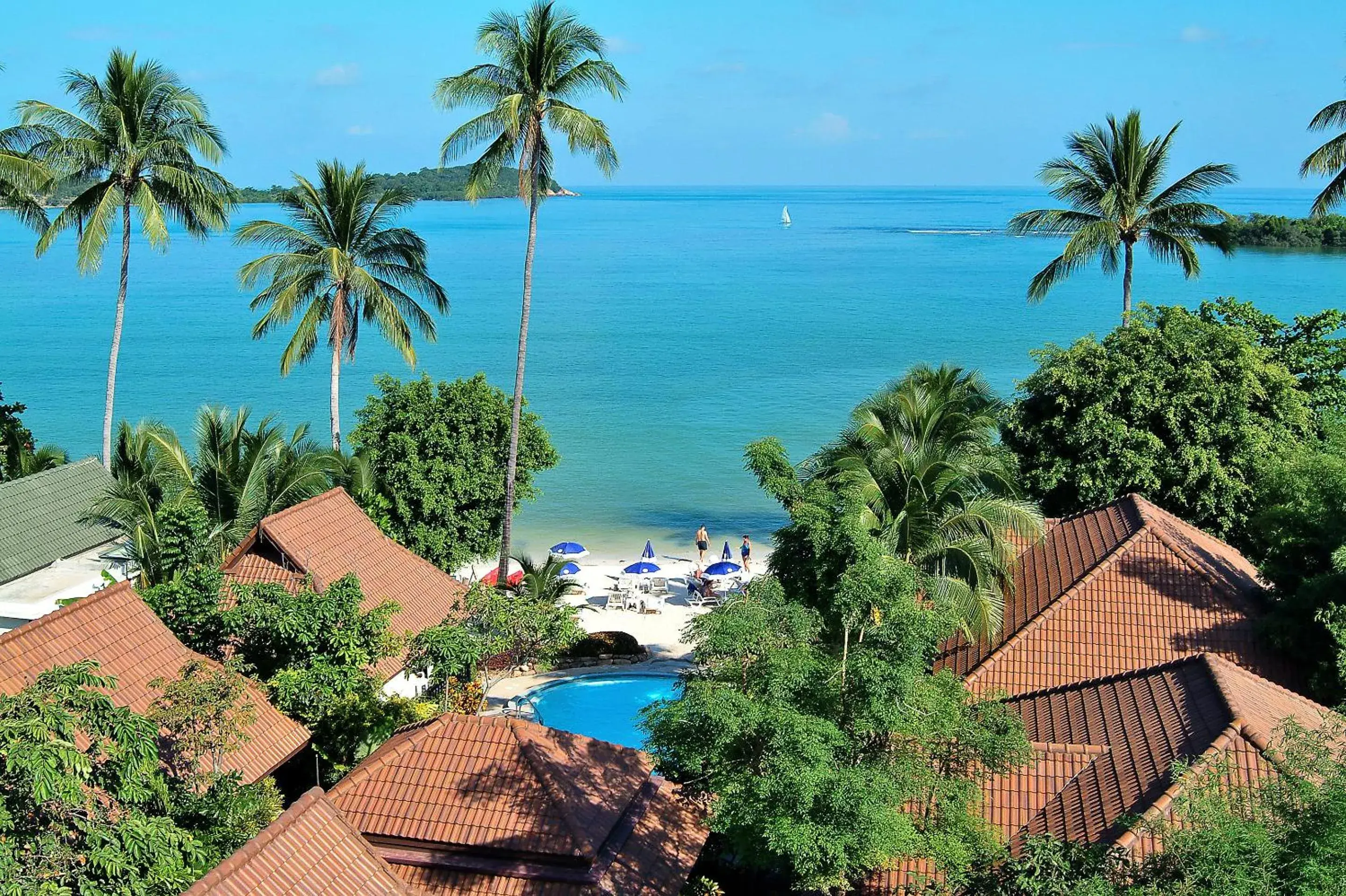 Bird's eye view in Samui Natien Resort Bird's eye view in Samui Natien Resort
