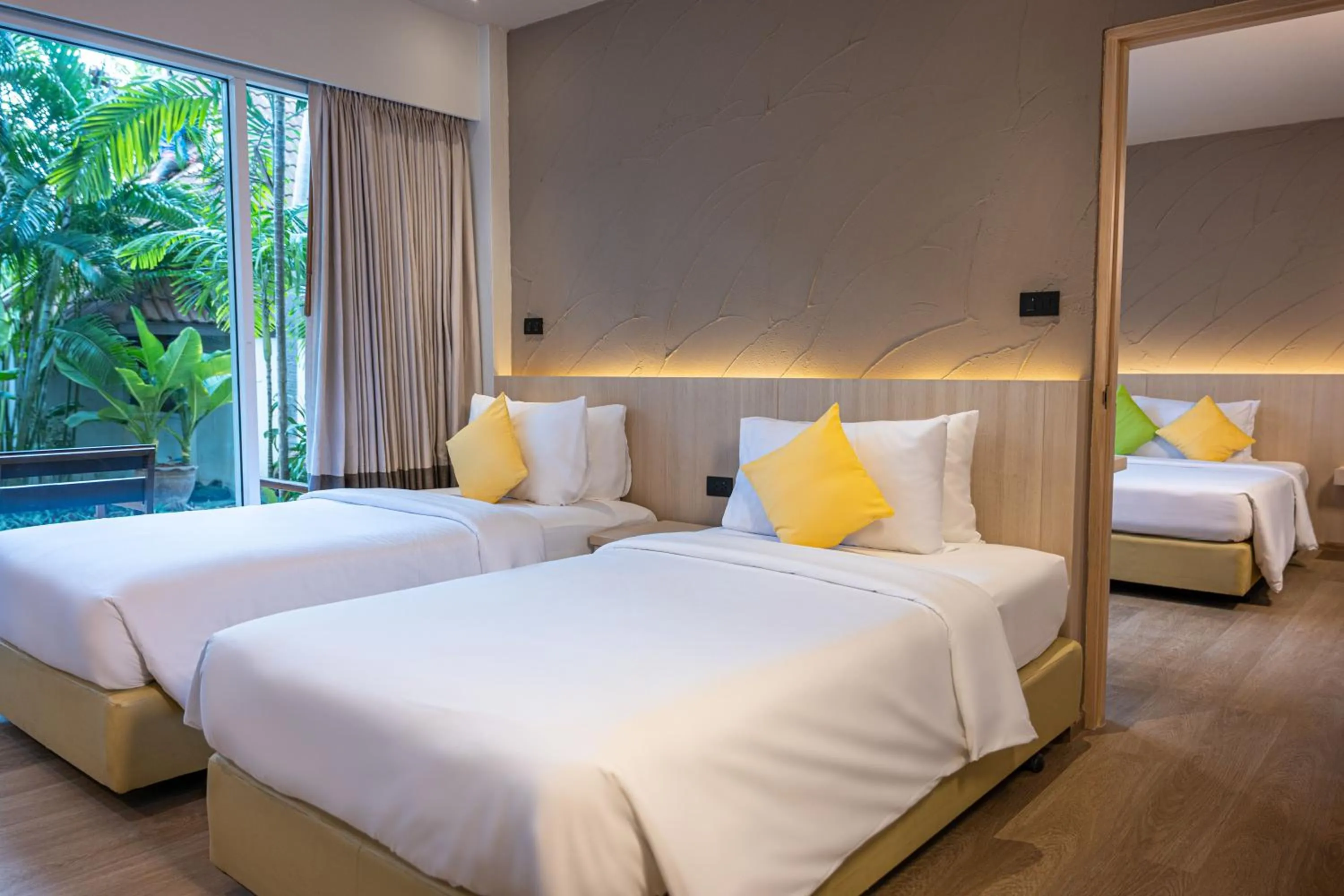 Bed in Samui Natien Resort