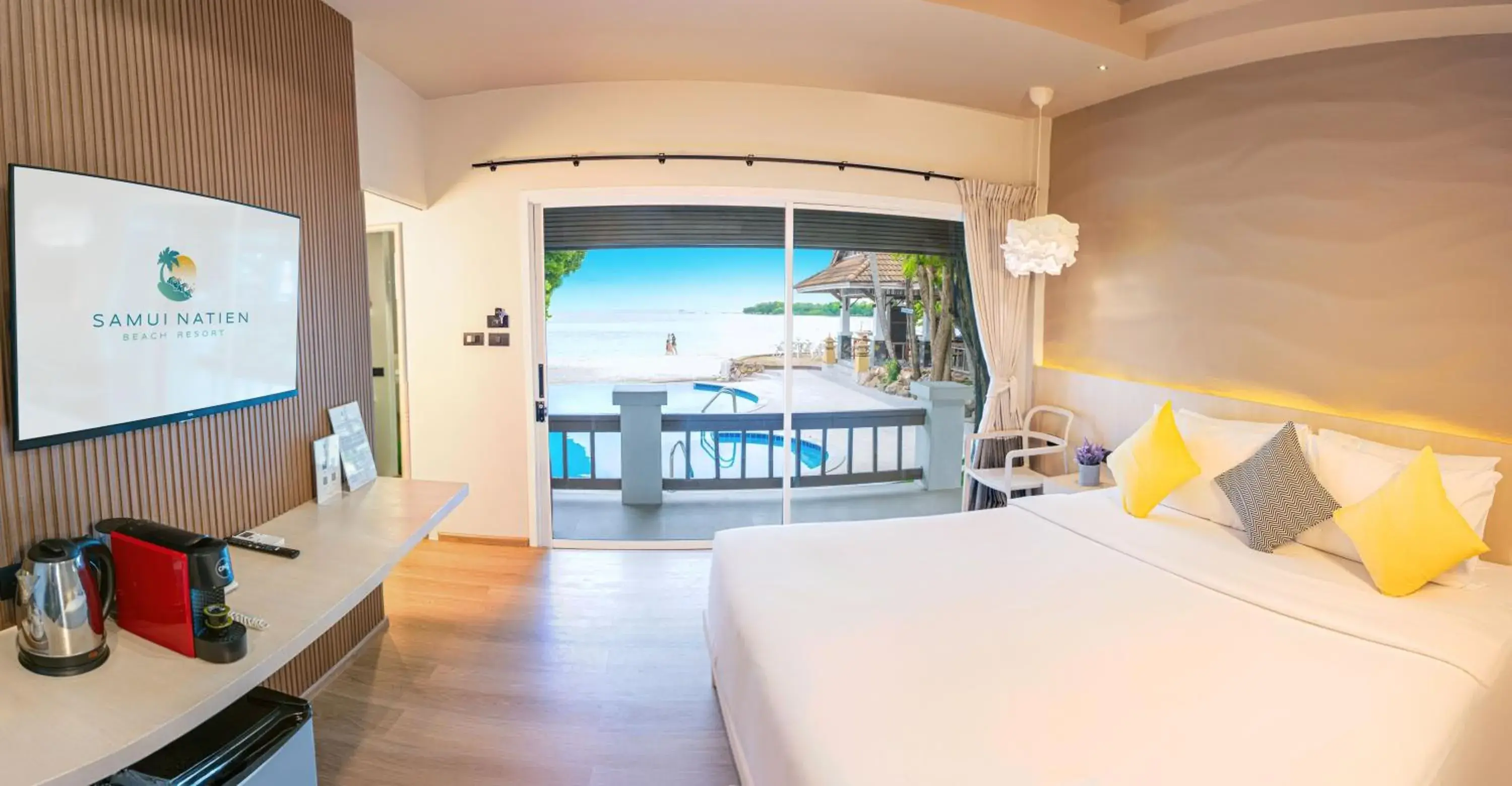 Bed in Samui Natien Resort Bed in Samui Natien Resort