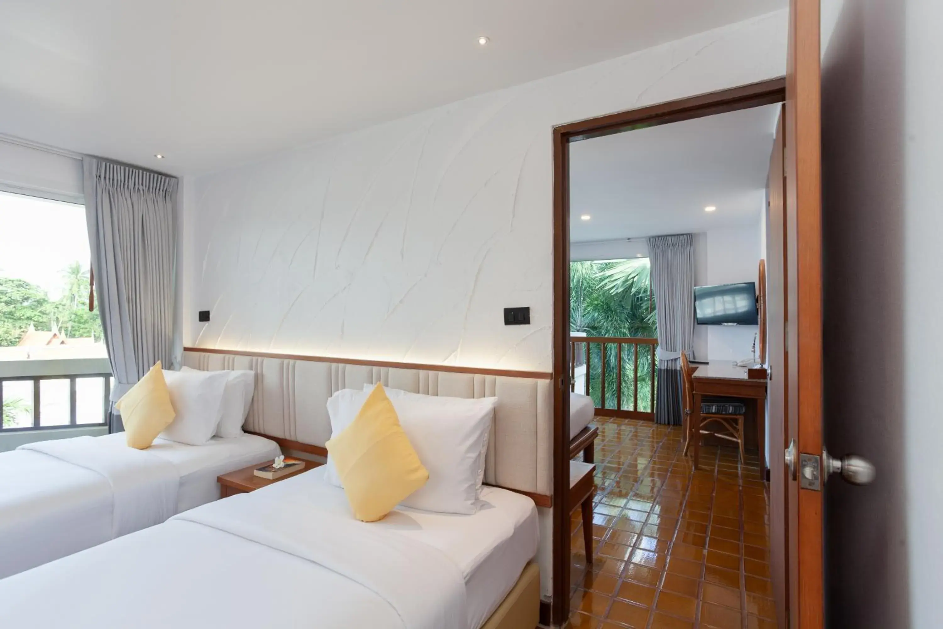 Bed in Samui Natien Resort Bed in Samui Natien Resort