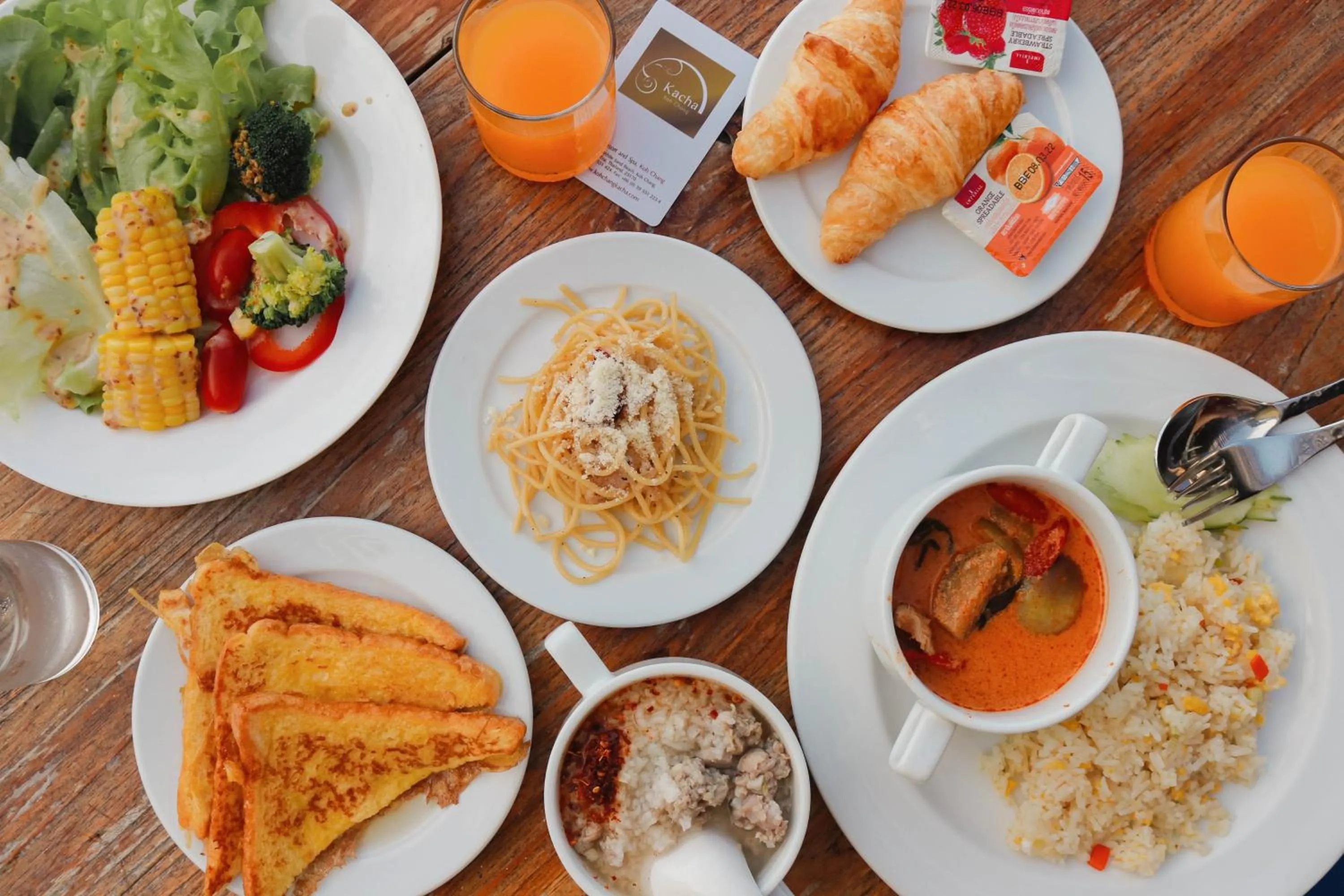 Breakfast in Kacha Resort & Spa, Koh Chang