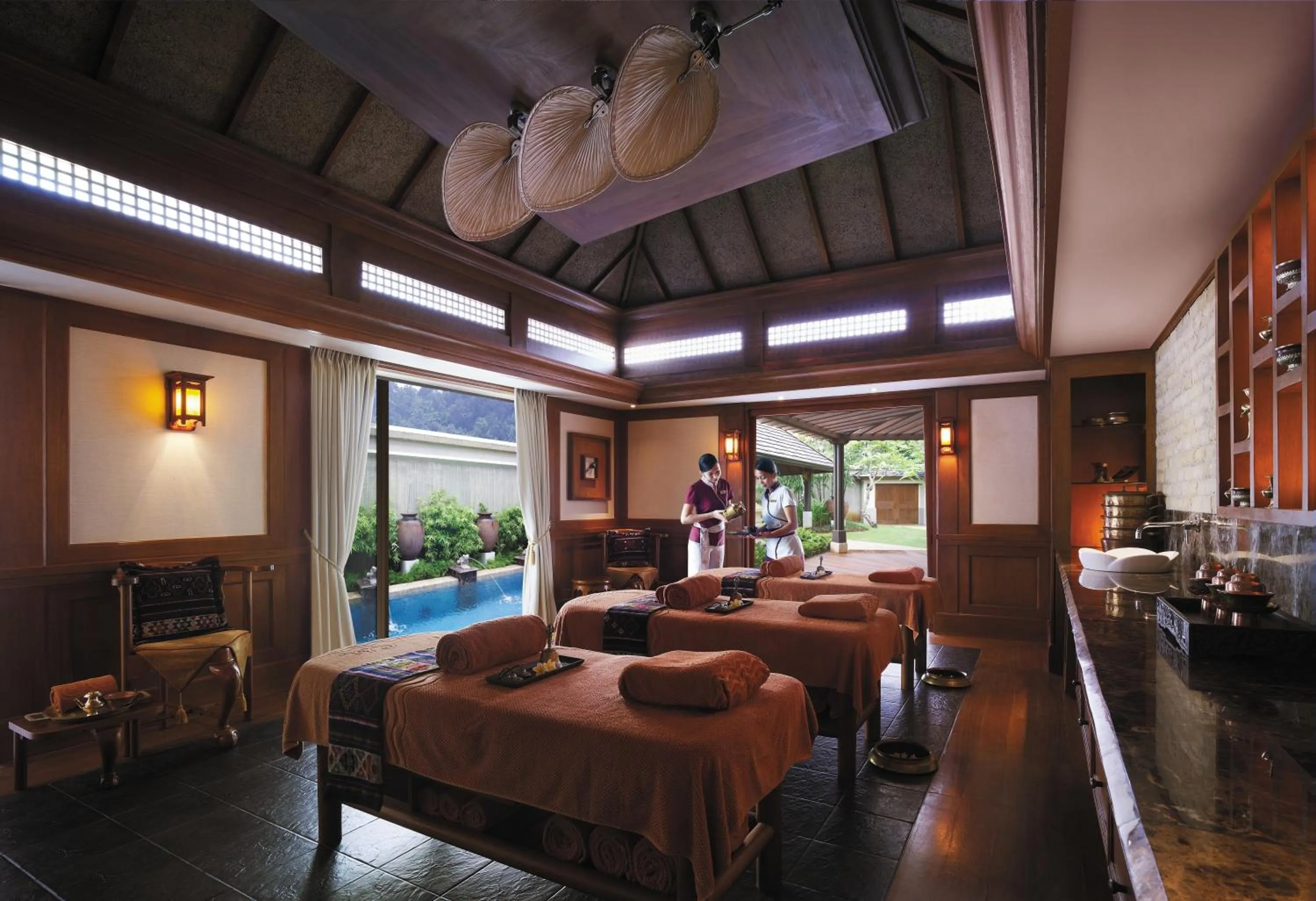 Spa and wellness centre/facilities, Bed in Shangri-La Boracay