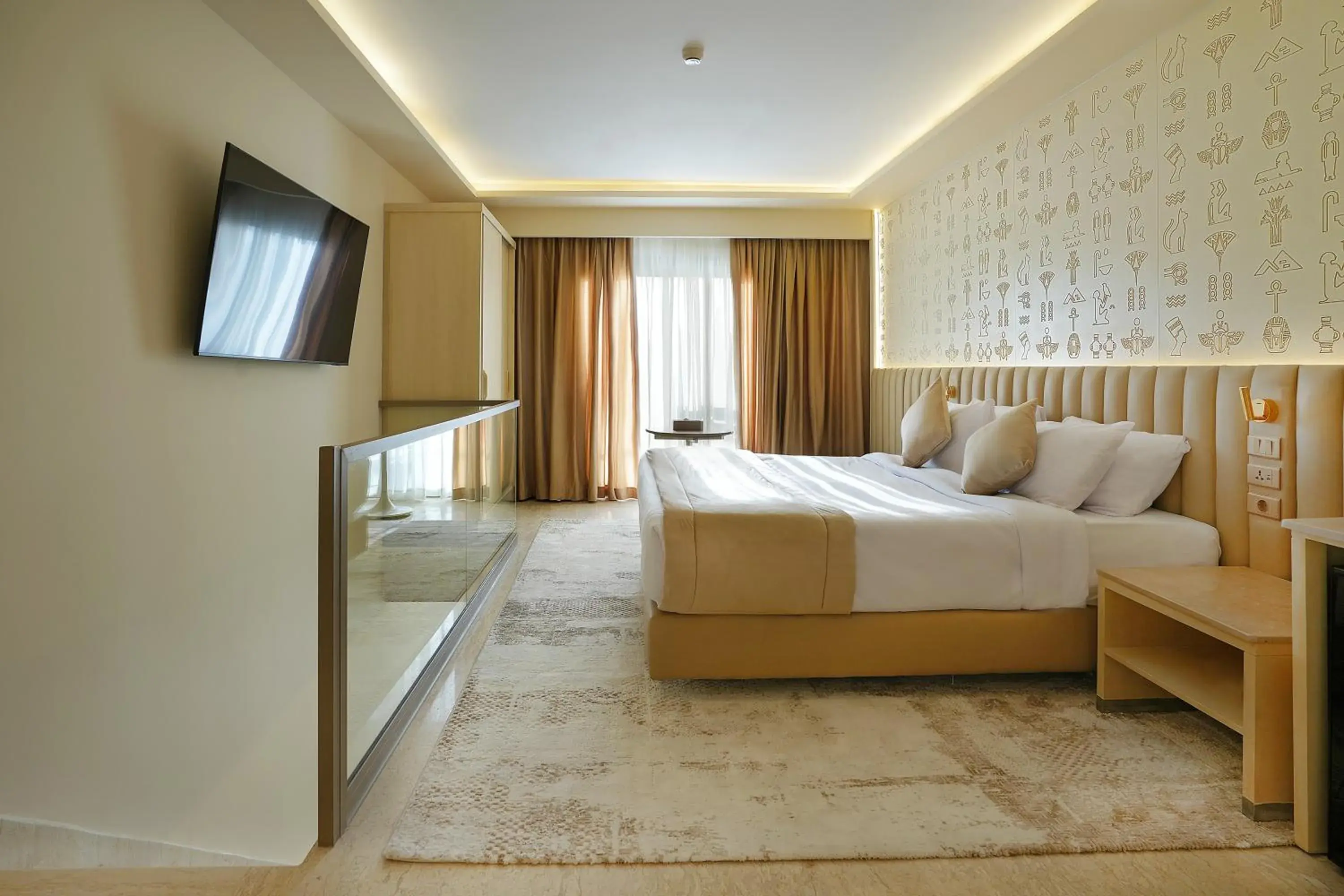 Bed in Pyramids Park Resort Cairo Bed in Pyramids Park Resort Cairo