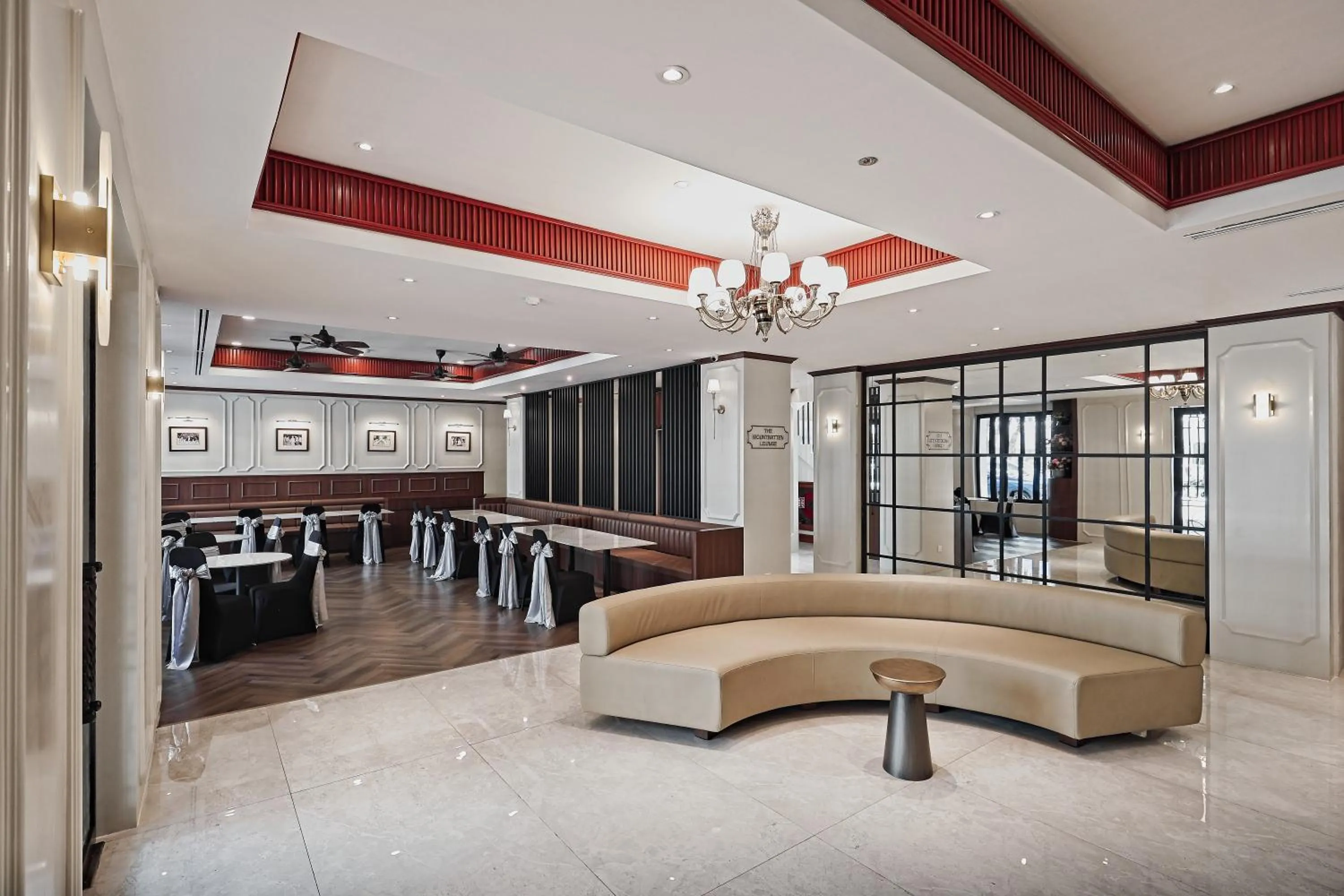 Lobby or reception in The Jesselton Hotel