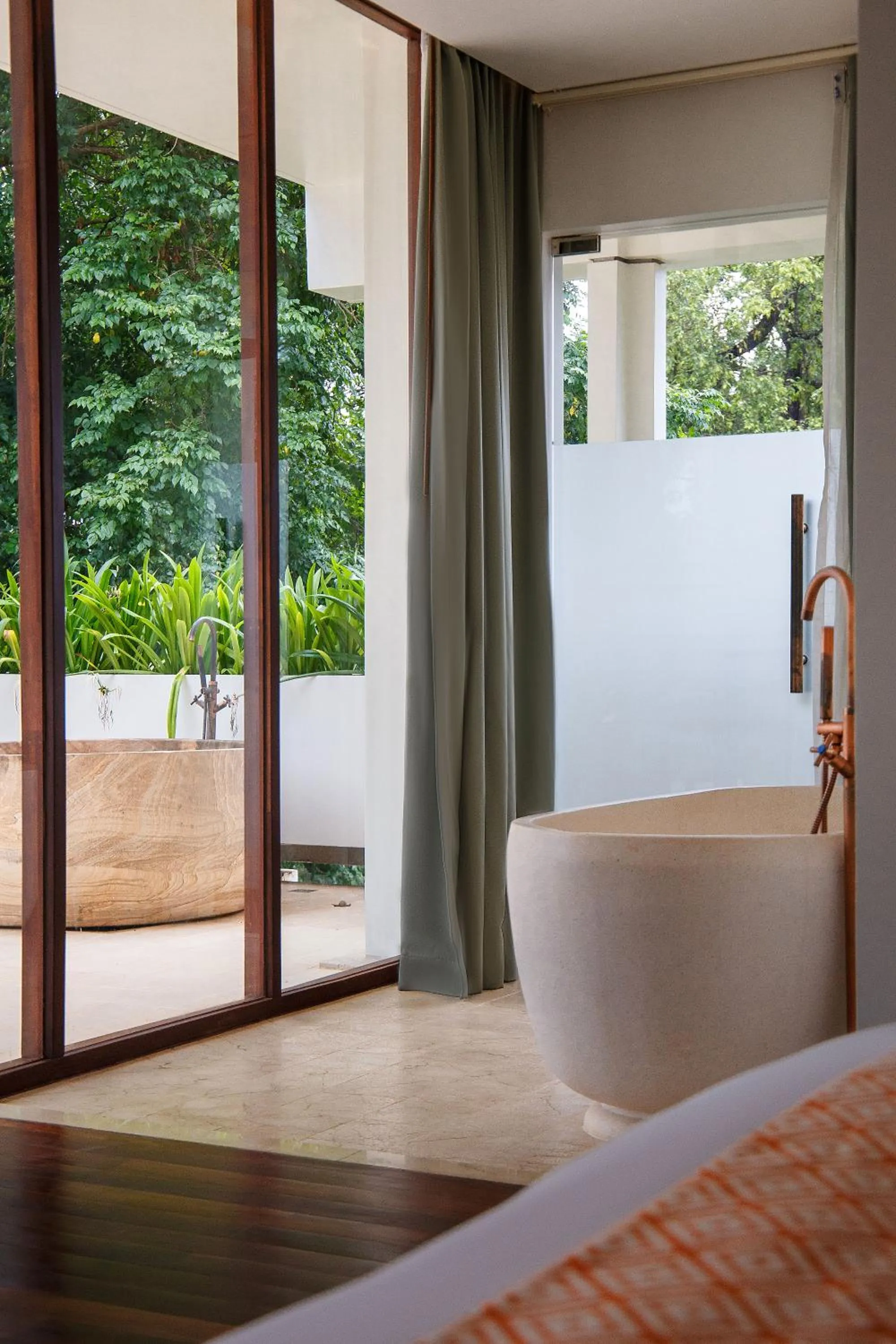 Bathroom, Bed in FCC Angkor by Avani