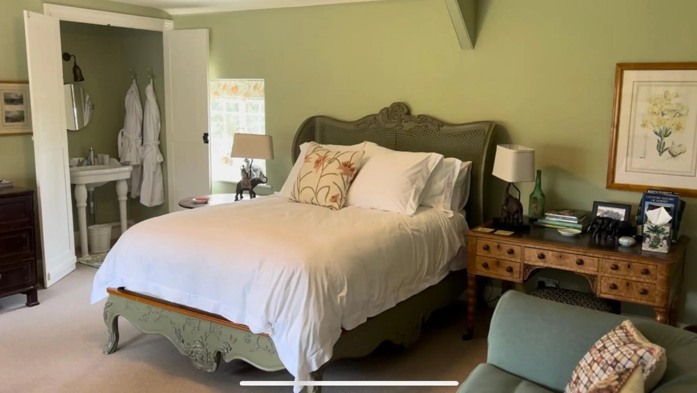 Bed in The Old Rectory Somerset