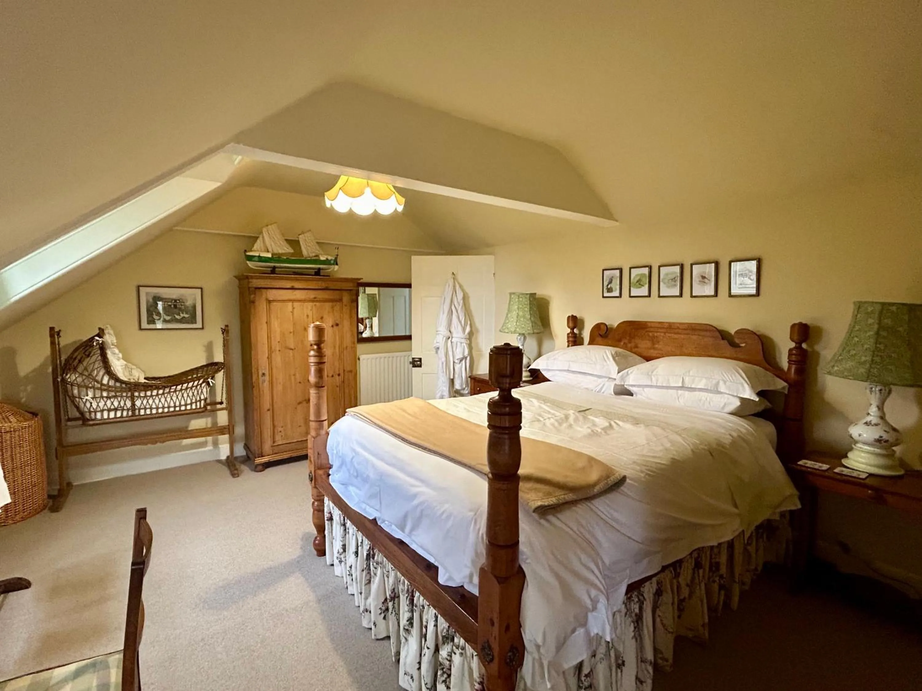 Bed in The Old Rectory Somerset