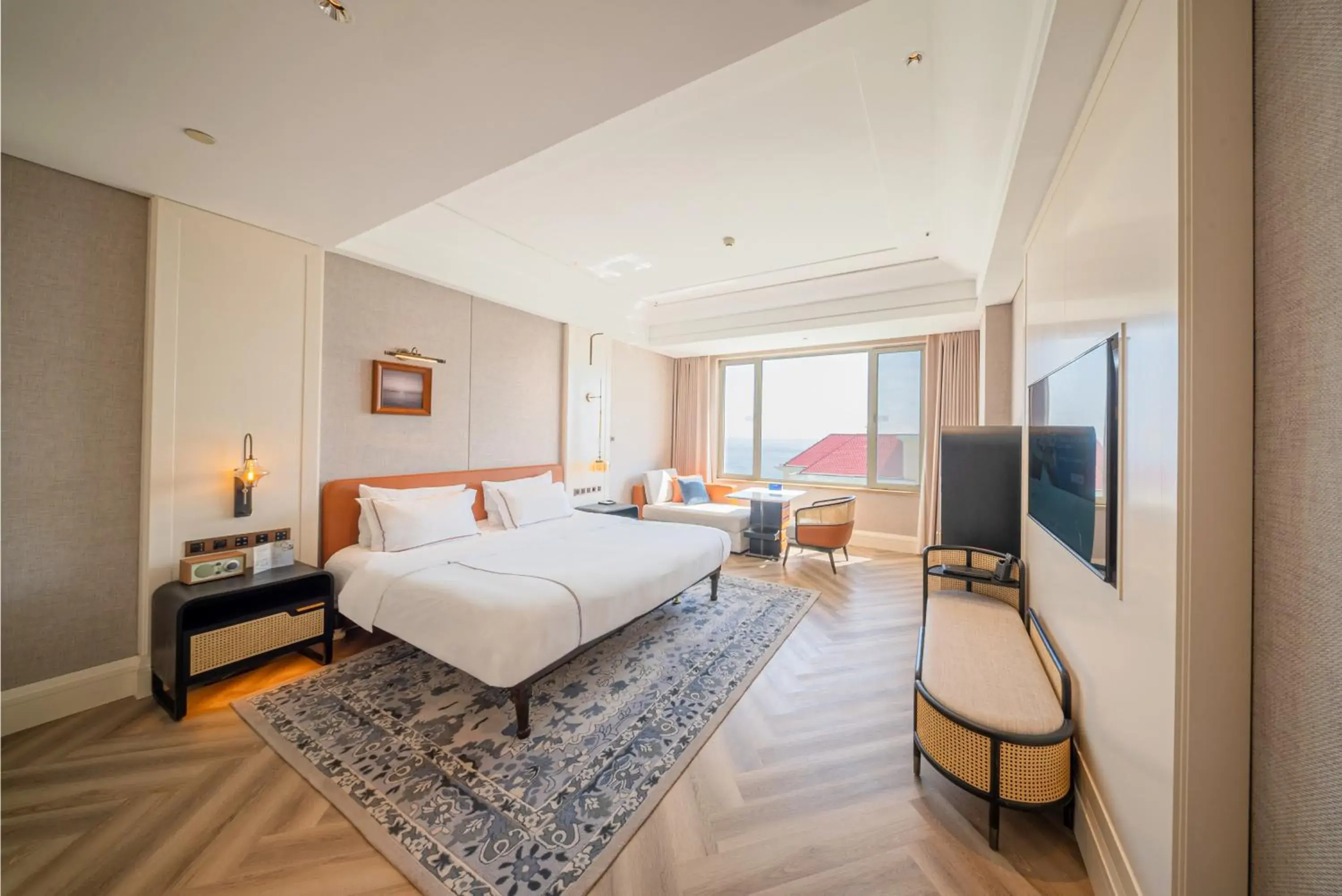 Deluxe Double Room with Garden View in Qingdao Seaview Garden Hotel Deluxe Double Room with Garden View in Qingdao Seaview Garden Hotel