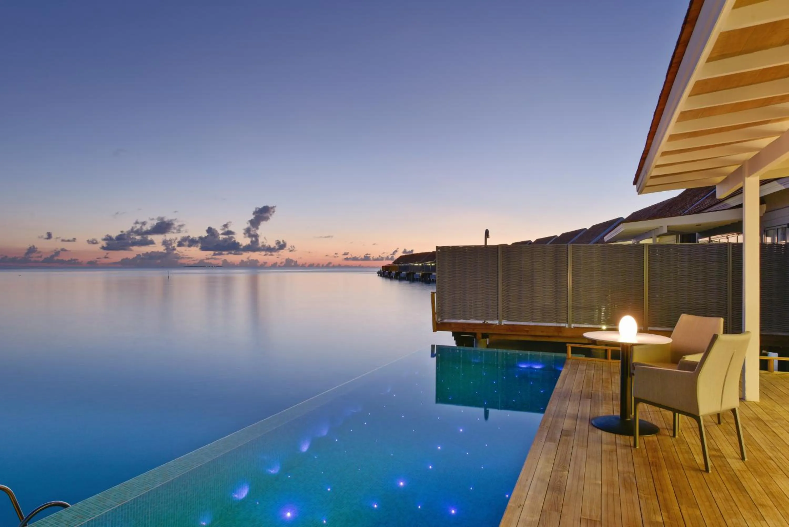 Swimming pool in Kuramathi Maldives