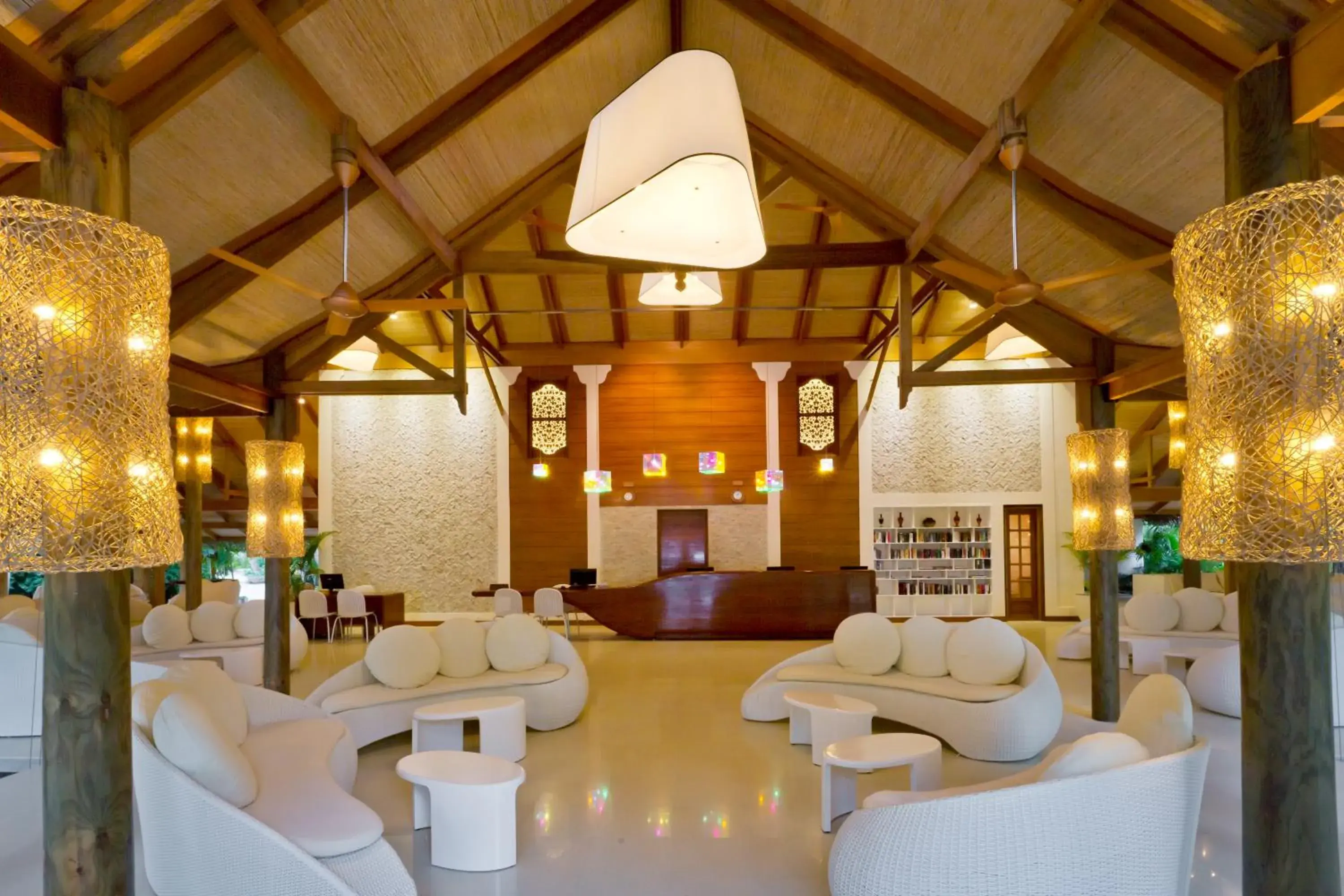 Lobby or reception in Kuramathi Maldives Lobby or reception in Kuramathi Maldives
